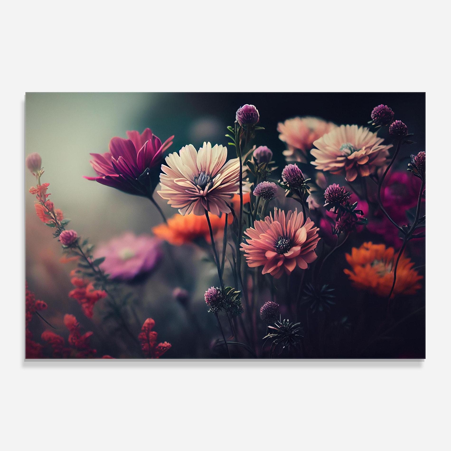 Üvegkép Beautiful Flower Garden mockup 0
