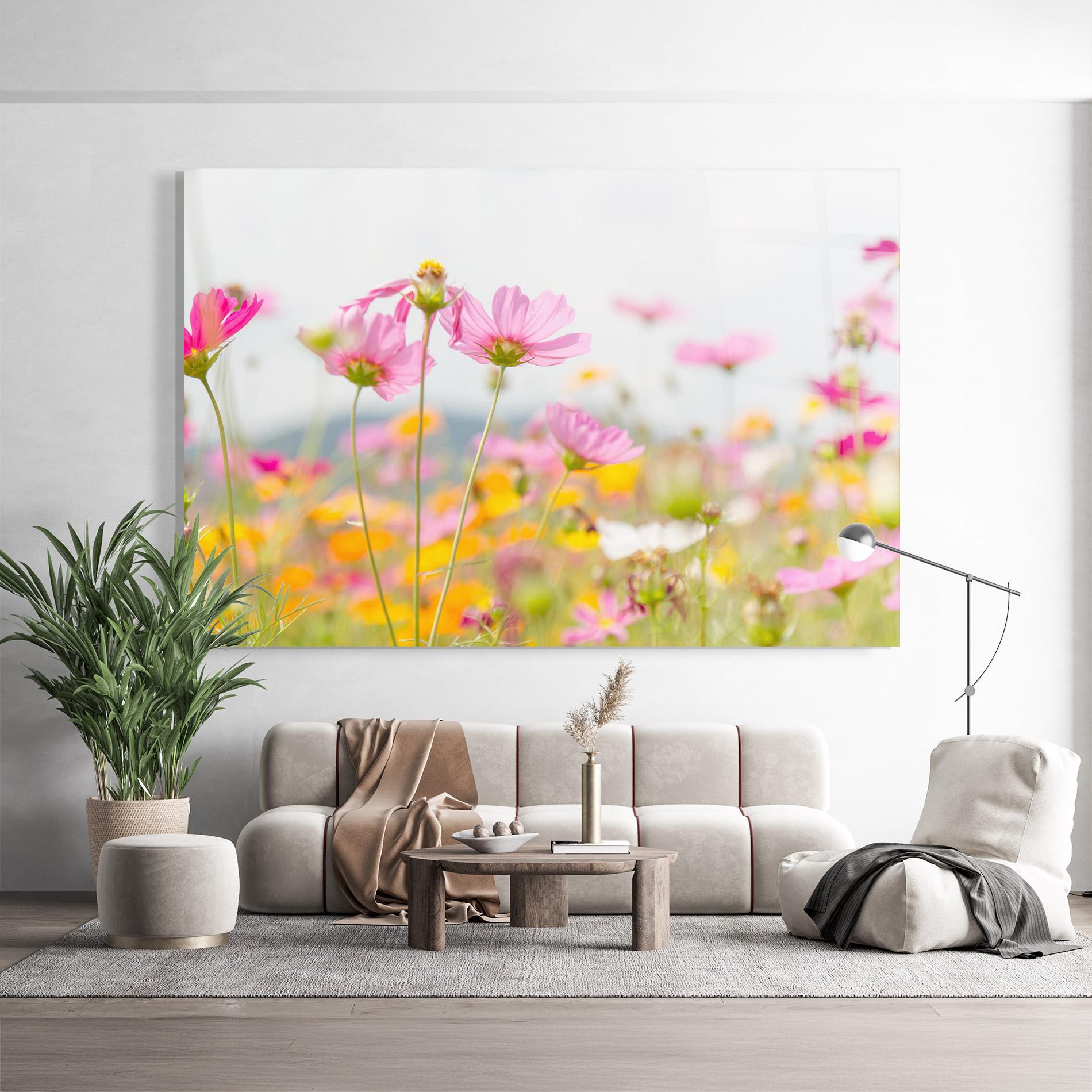 Üvegkép Cosmos Beauty Flowers mockup 9