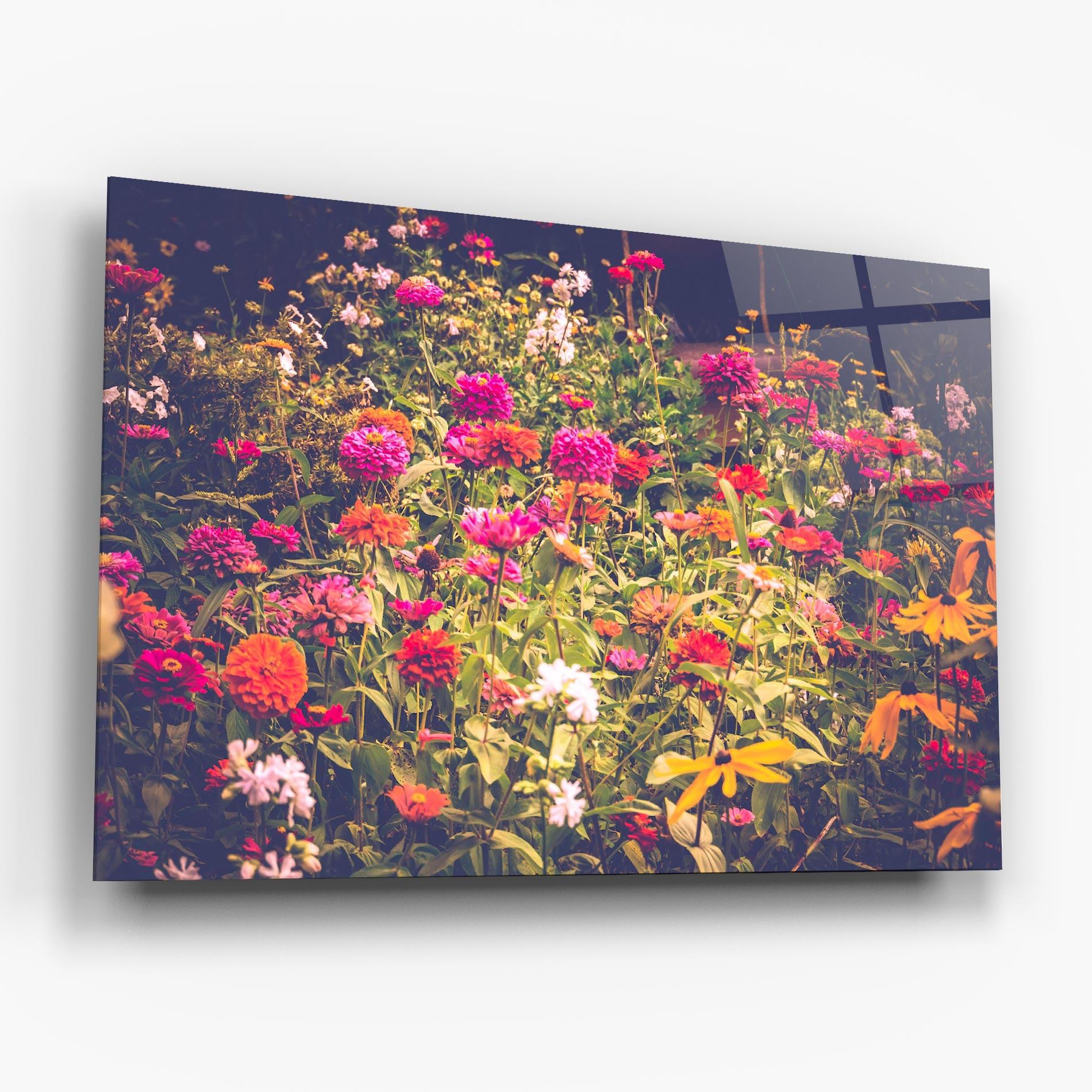 Üvegkép Colorful Wild Field mockup 6