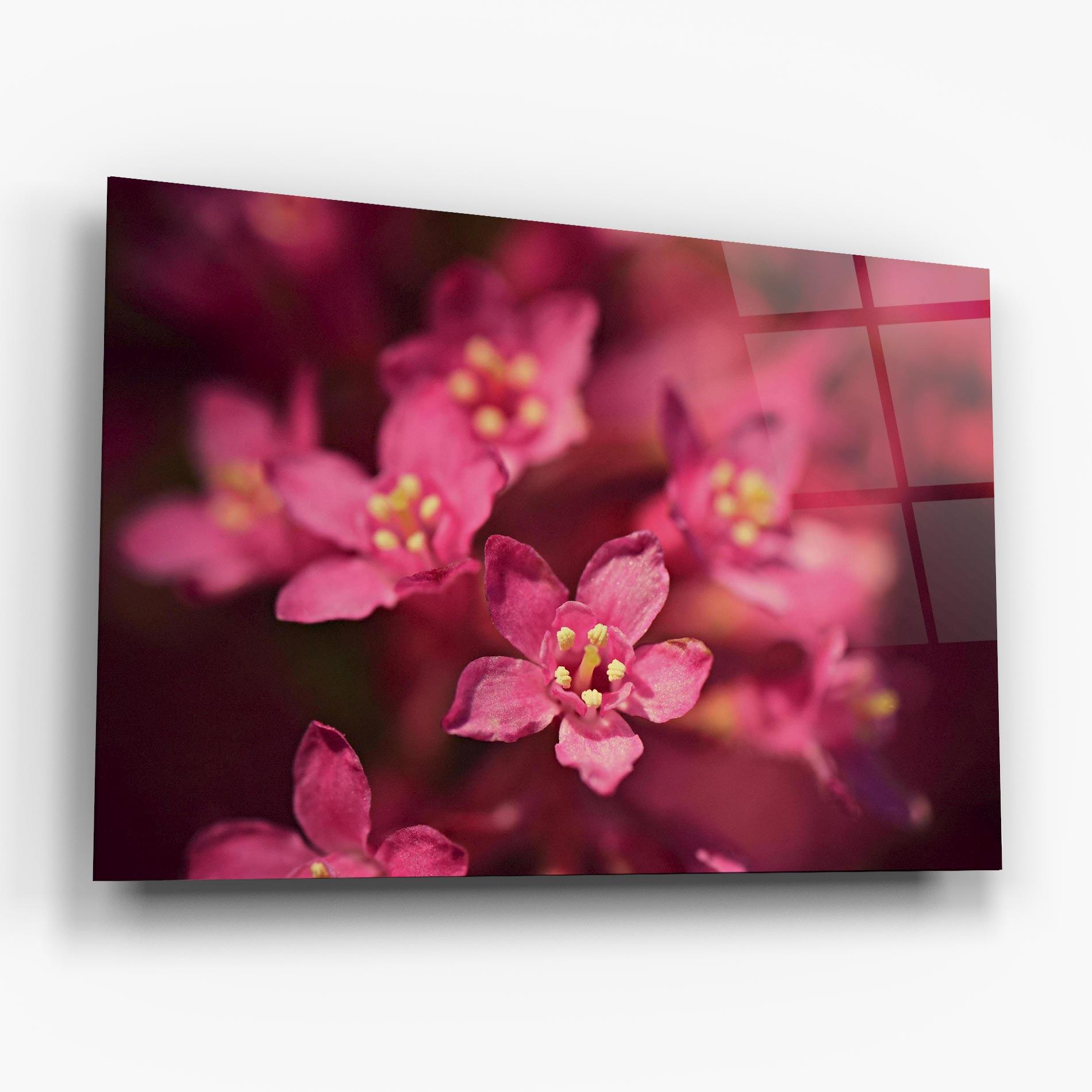 Üvegkép Flower Background mockup 6