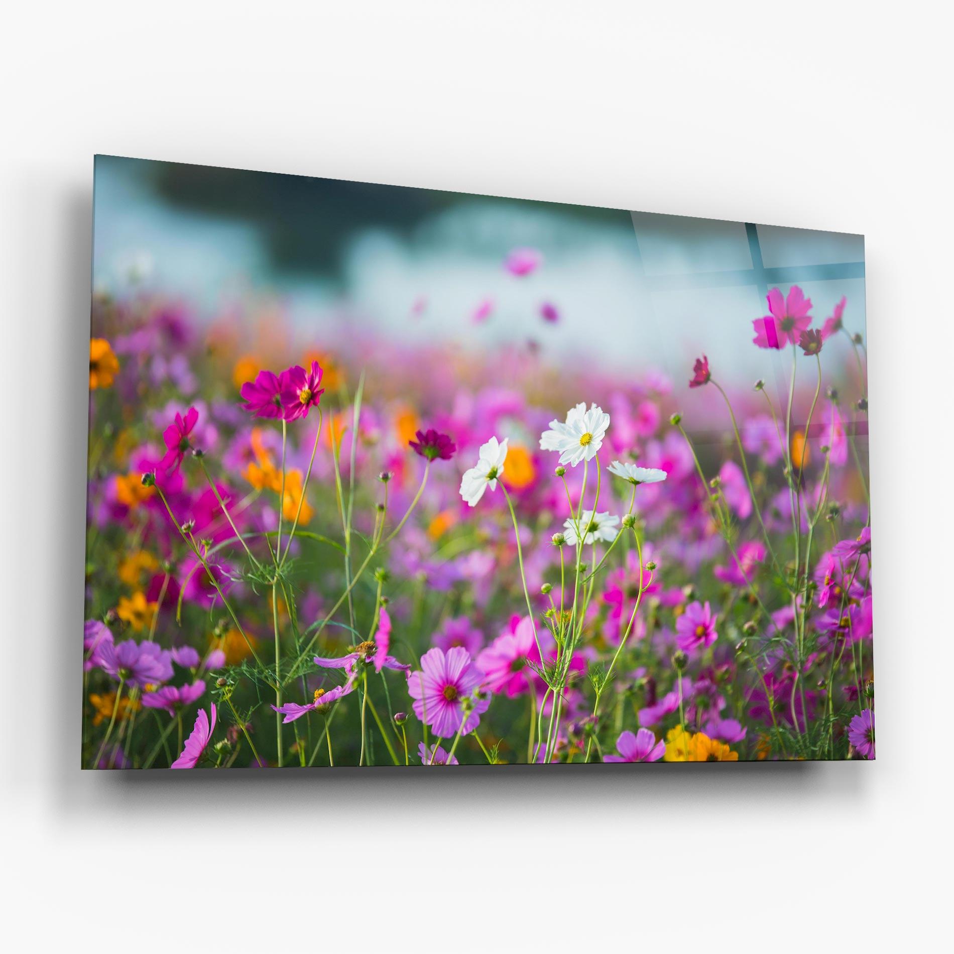 Üvegkép Flower Grassland mockup 6