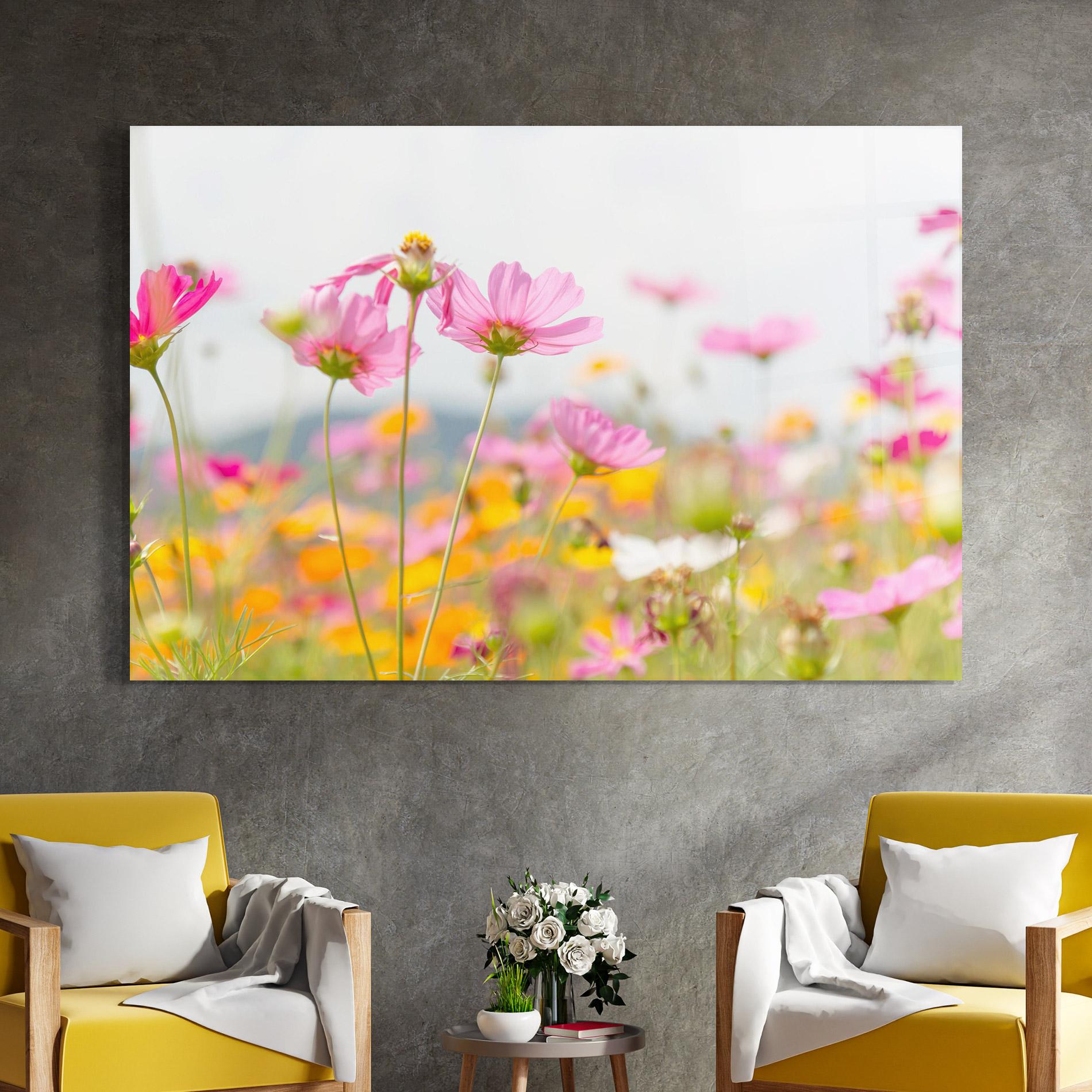 Üvegkép Cosmos Beauty Flowers mockup 4