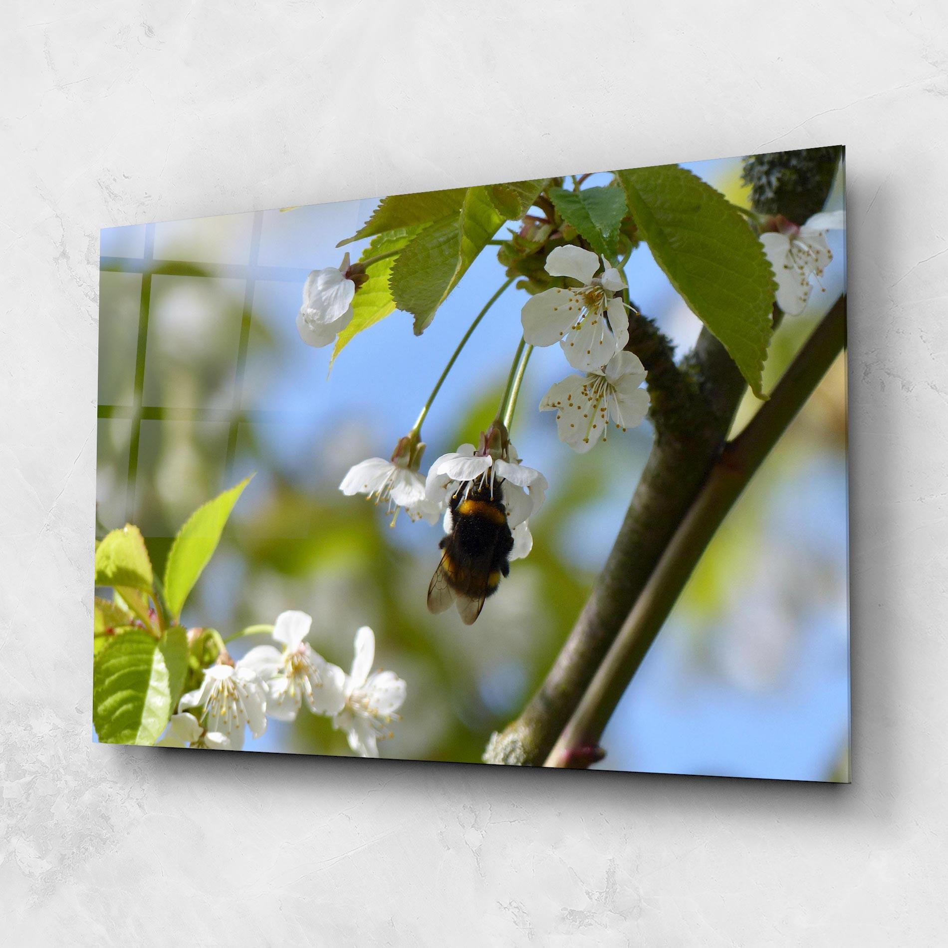 Üvegkép Bee Wild Tree mockup 1