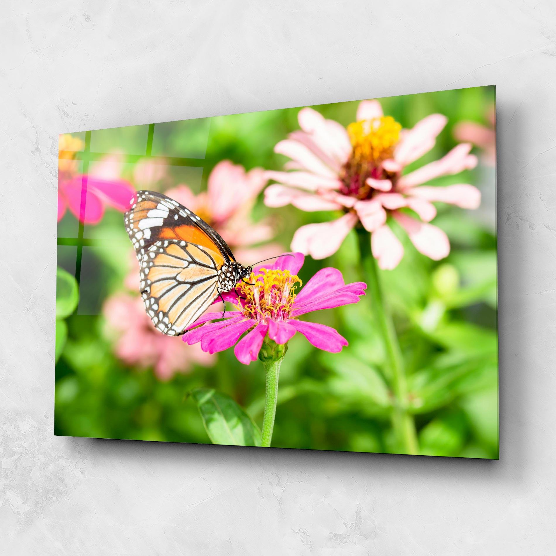 Üvegkép Daylight Butterfly mockup 1