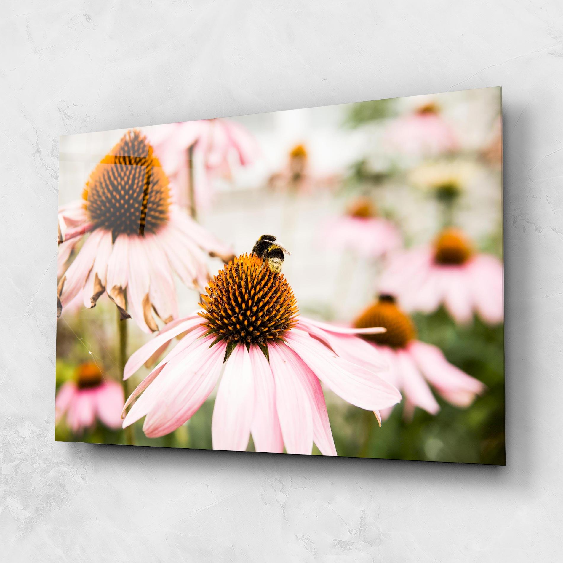 Üvegkép Daylight Flower mockup 1