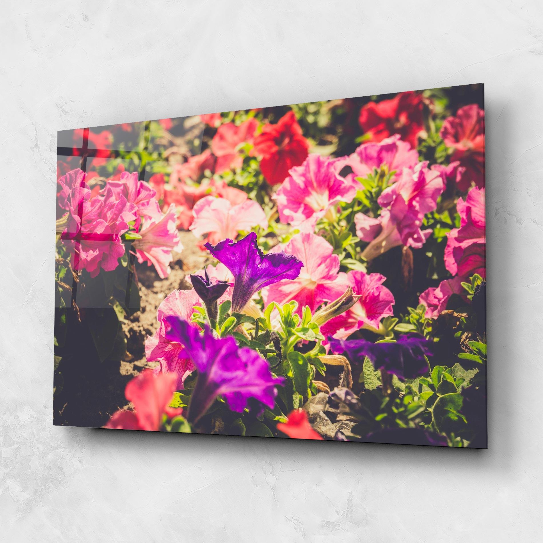 Üvegkép Daylight Purple Flower mockup 1