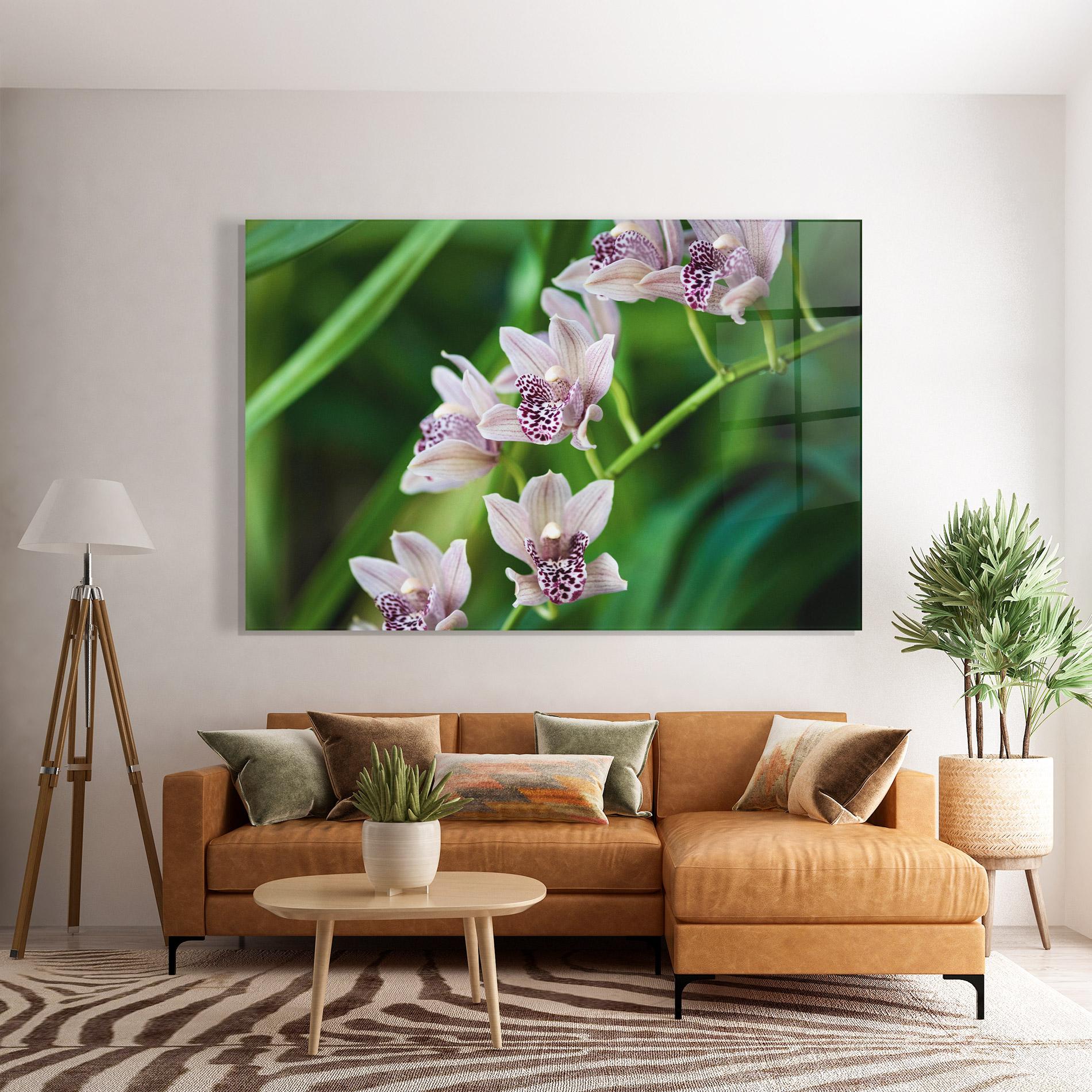 Üvegkép Cymbidium Orchid mockup 7