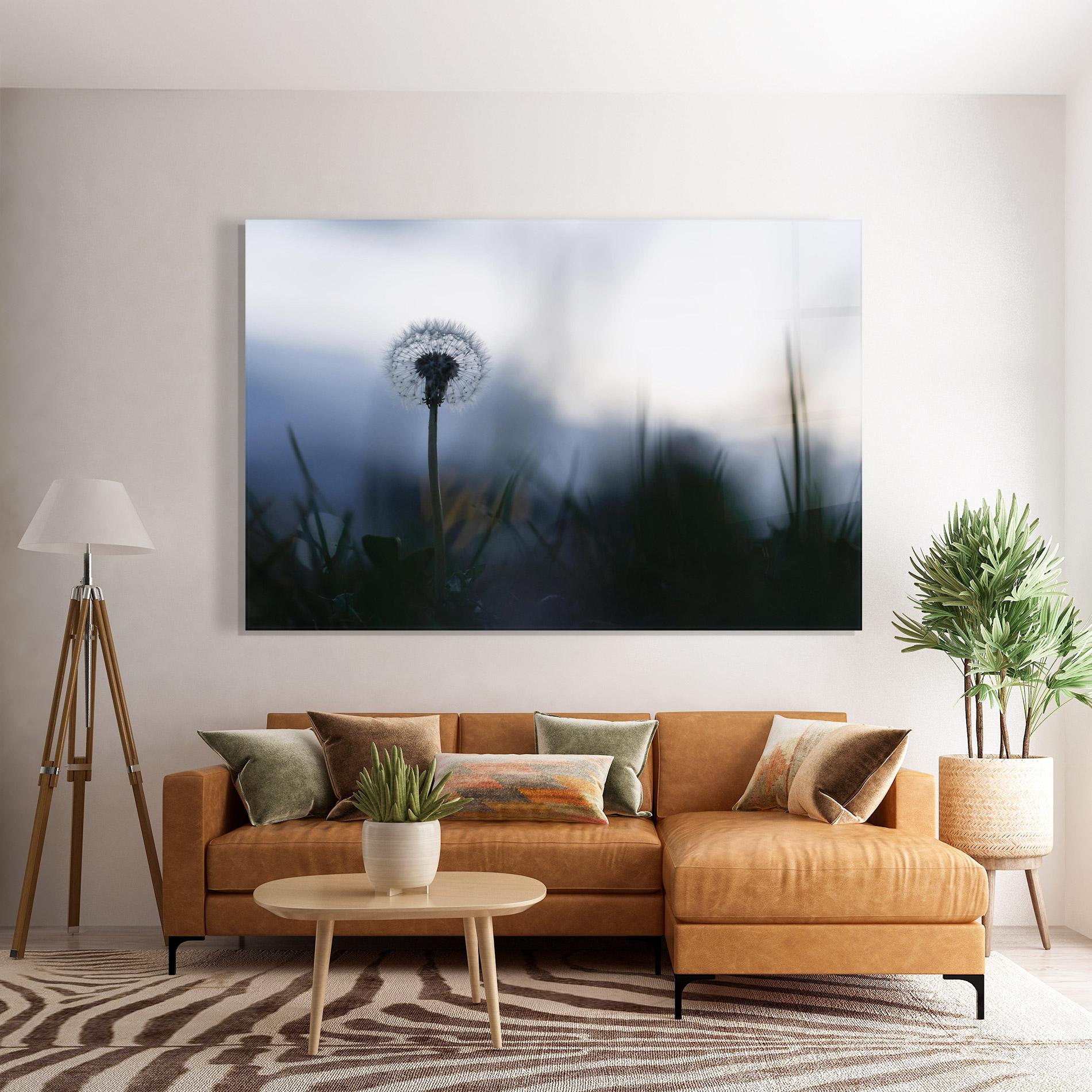 Üvegkép Dandelion Wild View mockup 7