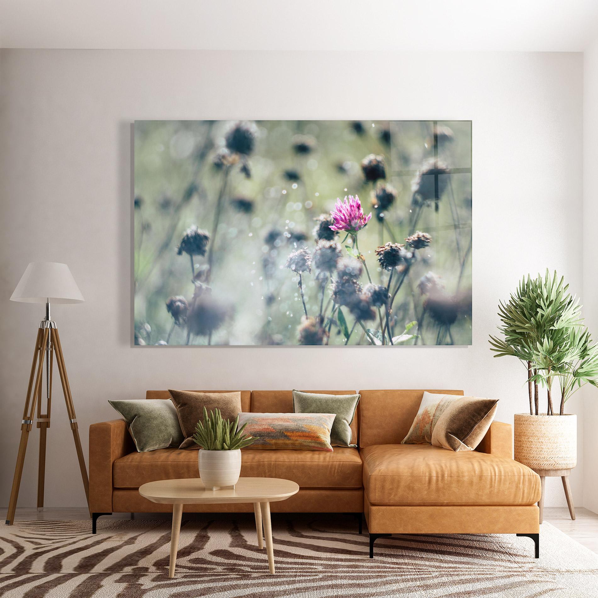 Üvegkép Dreamy Purple Flower mockup 7