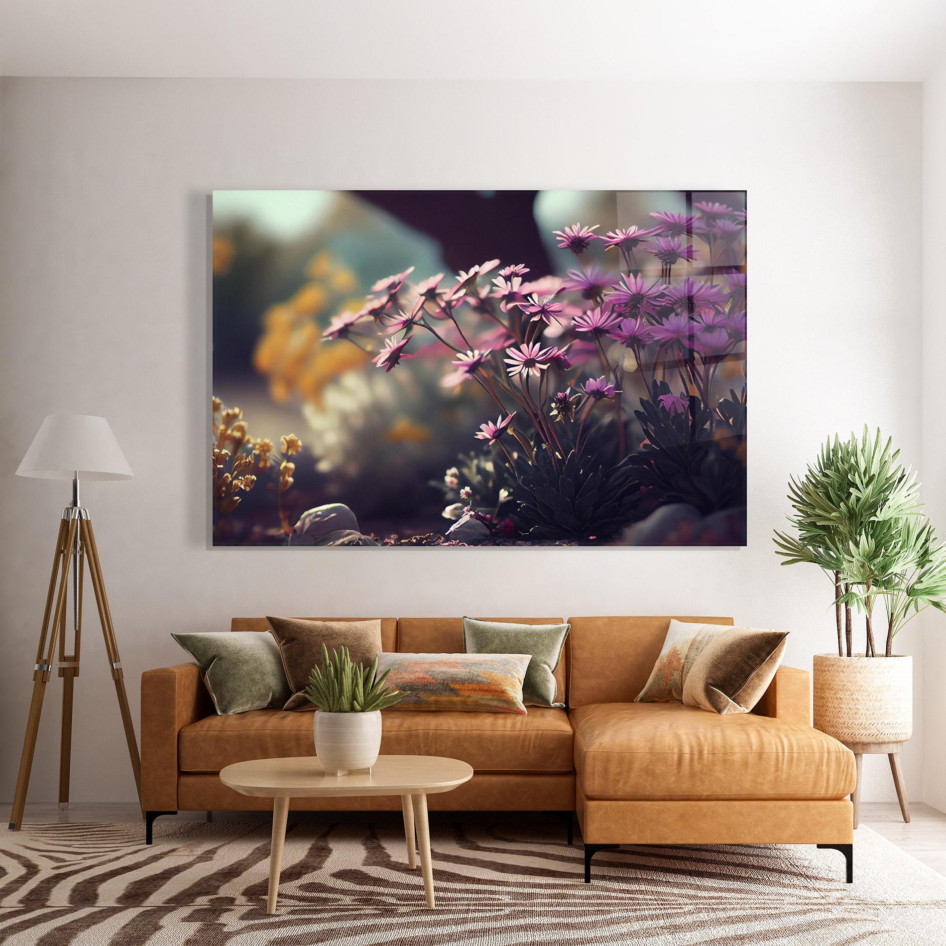 Üvegkép Vibrant Meadow mockup 7