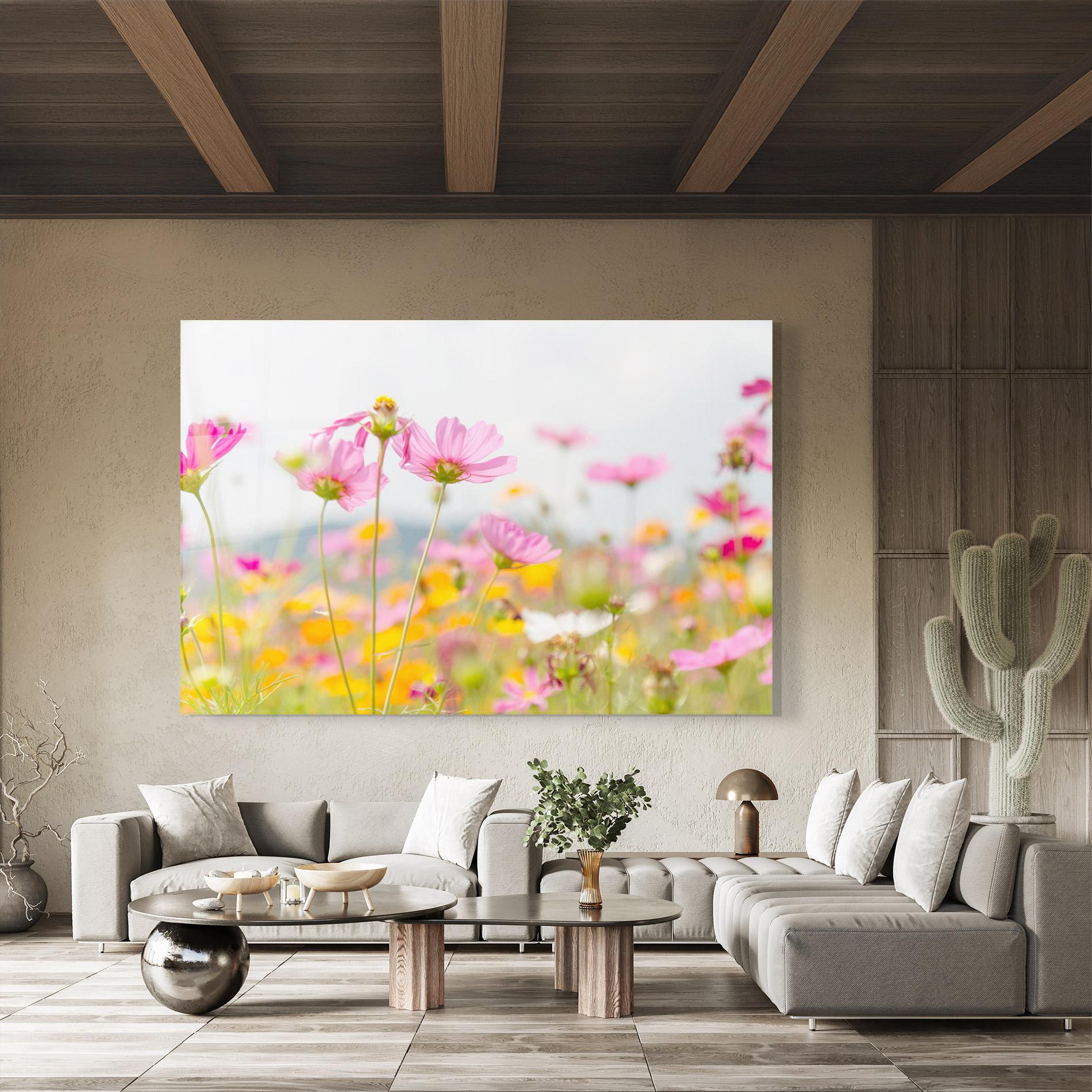 Üvegkép Cosmos Beauty Flowers mockup 8