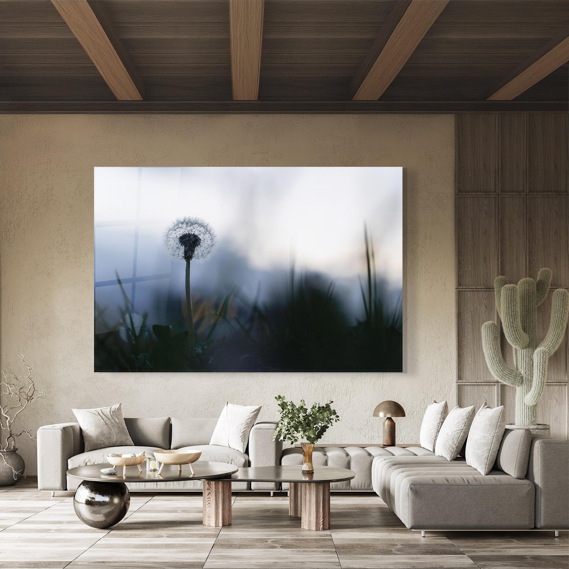 Üvegkép Dandelion Wild View mockup 8