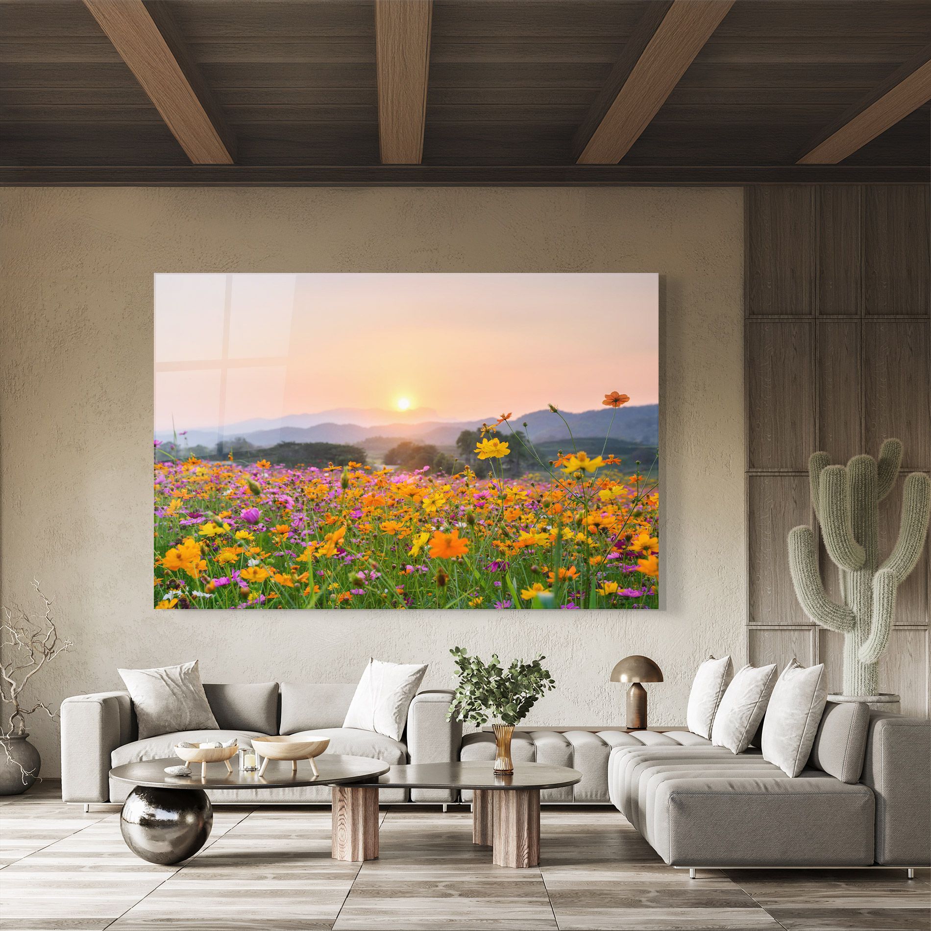 Sunset Mountain Flowerf mockup 8