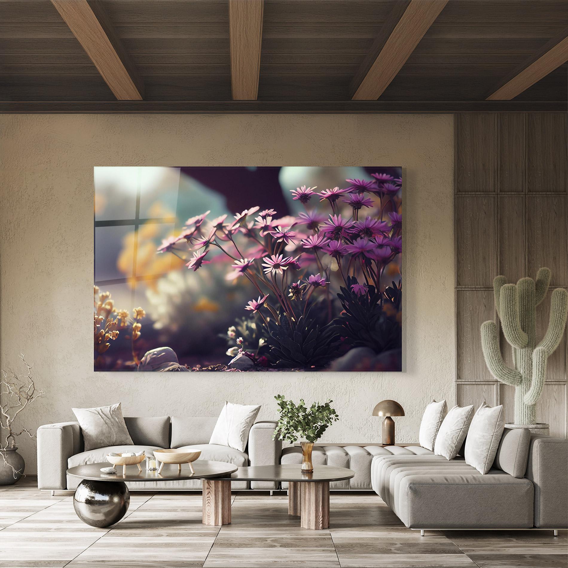 Üvegkép Vibrant Meadow mockup 8