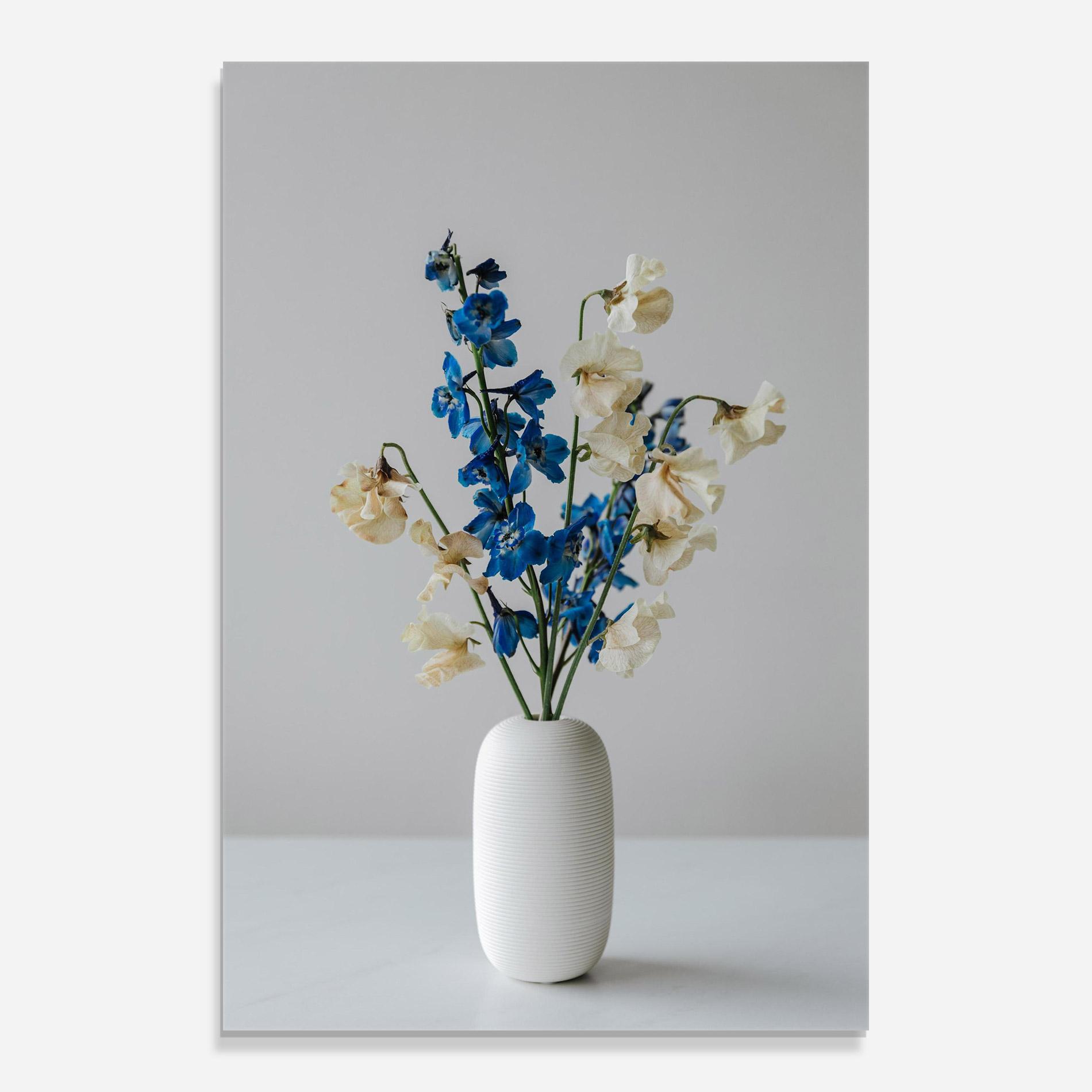 Üvegkép Blue White Vase mockup 0