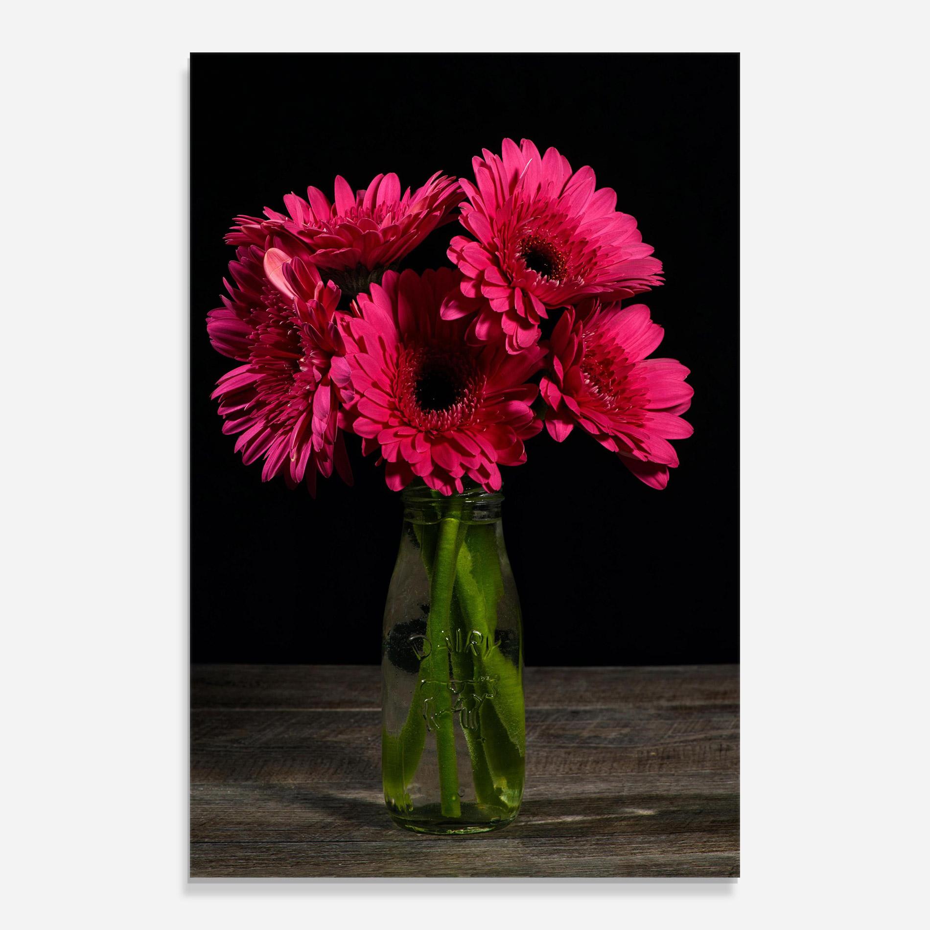 Üvegkép Vase Strong Pink mockup 0