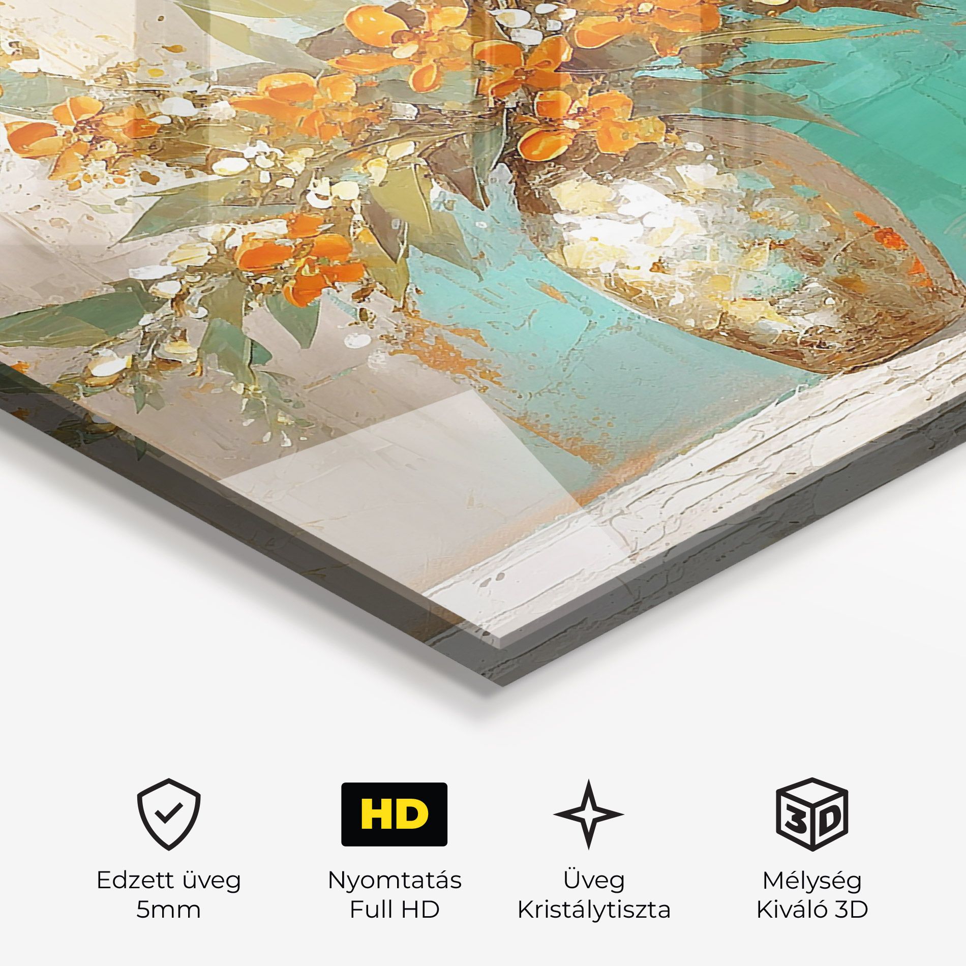 Grey Vase Orange mockup 3