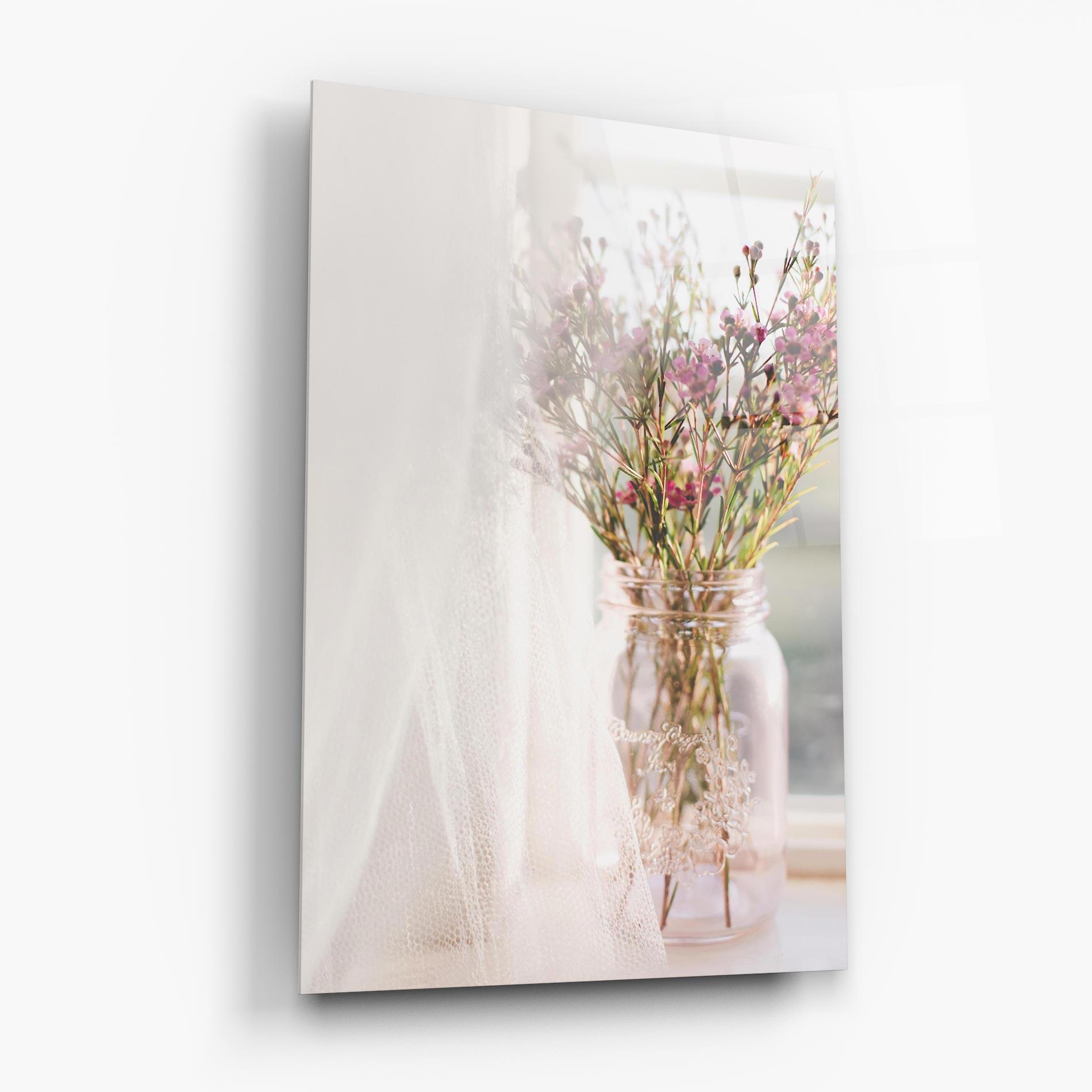 Üvegkép Field Flowers Vase mockup 6