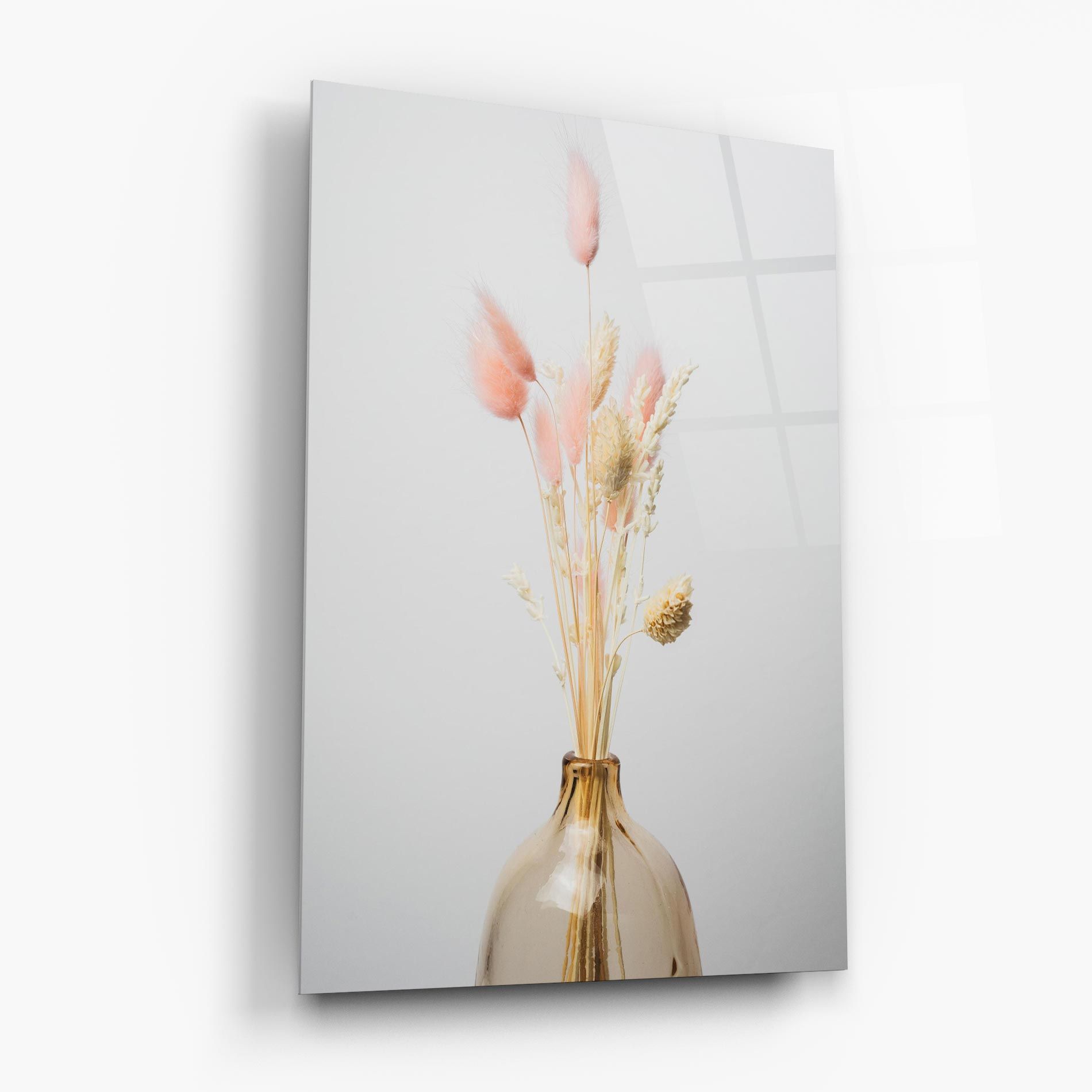 Pink Cream Flower Vase mockup 6