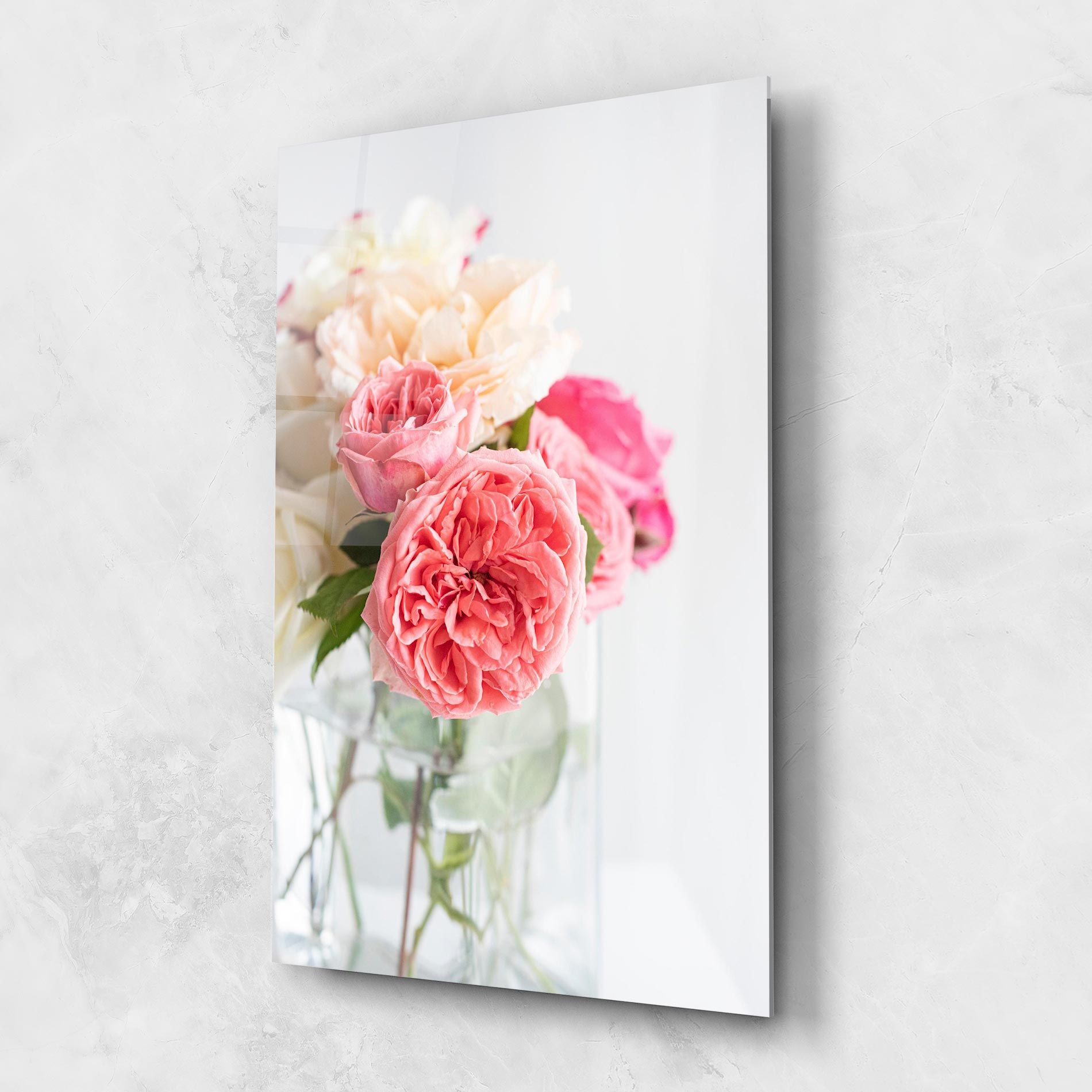 Pink Rose Vase mockup 1