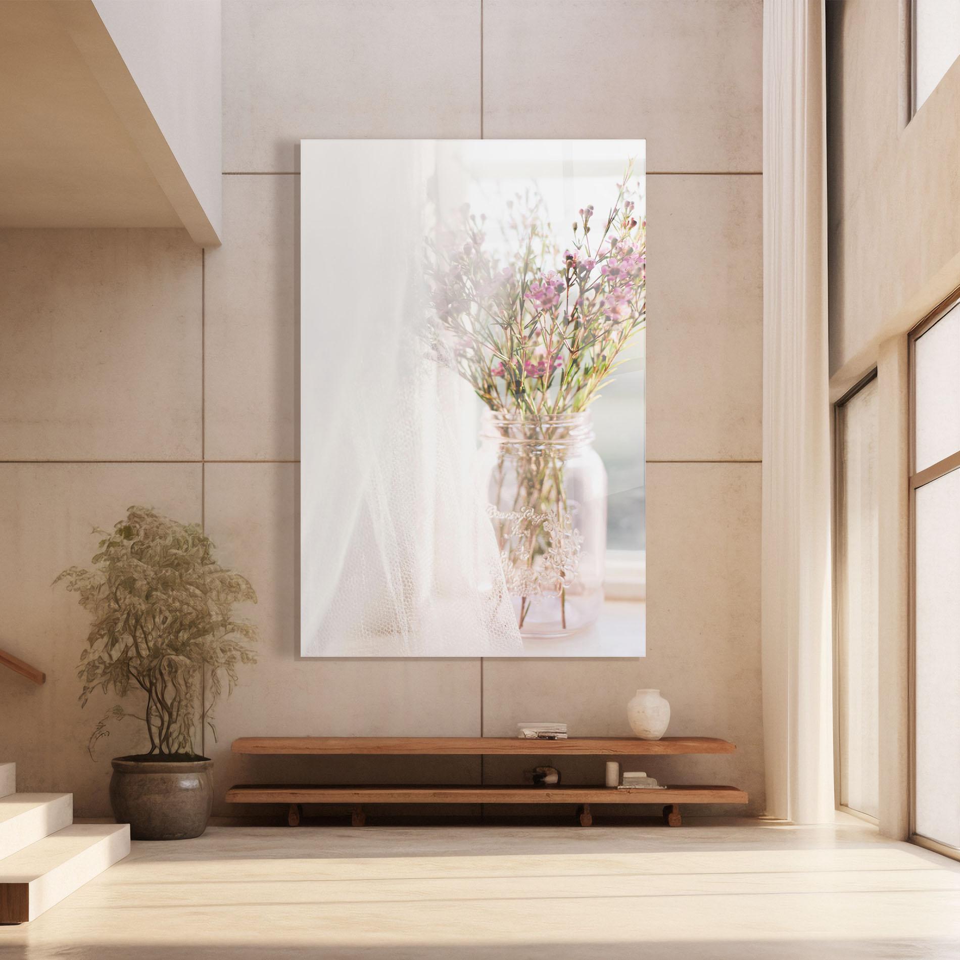 Üvegkép Field Flowers Vase mockup 8