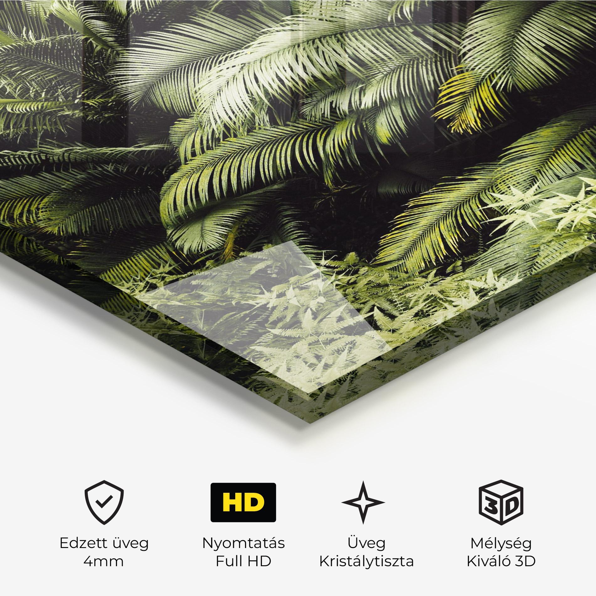 Üvegkép Into The Jungle mockup 3