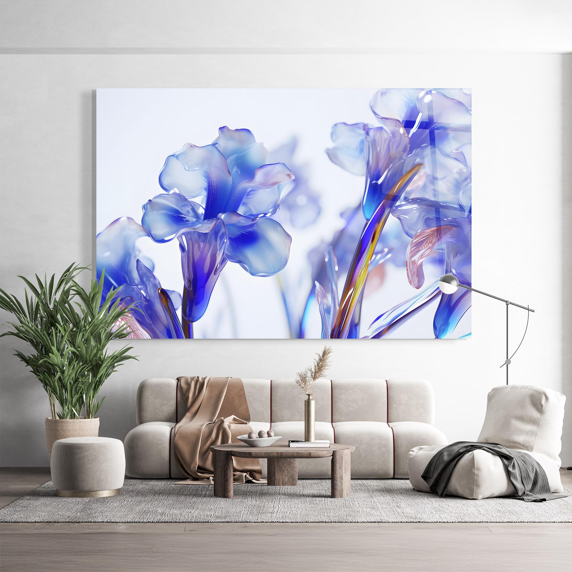 Üvegkép Iris Glass mockup 9