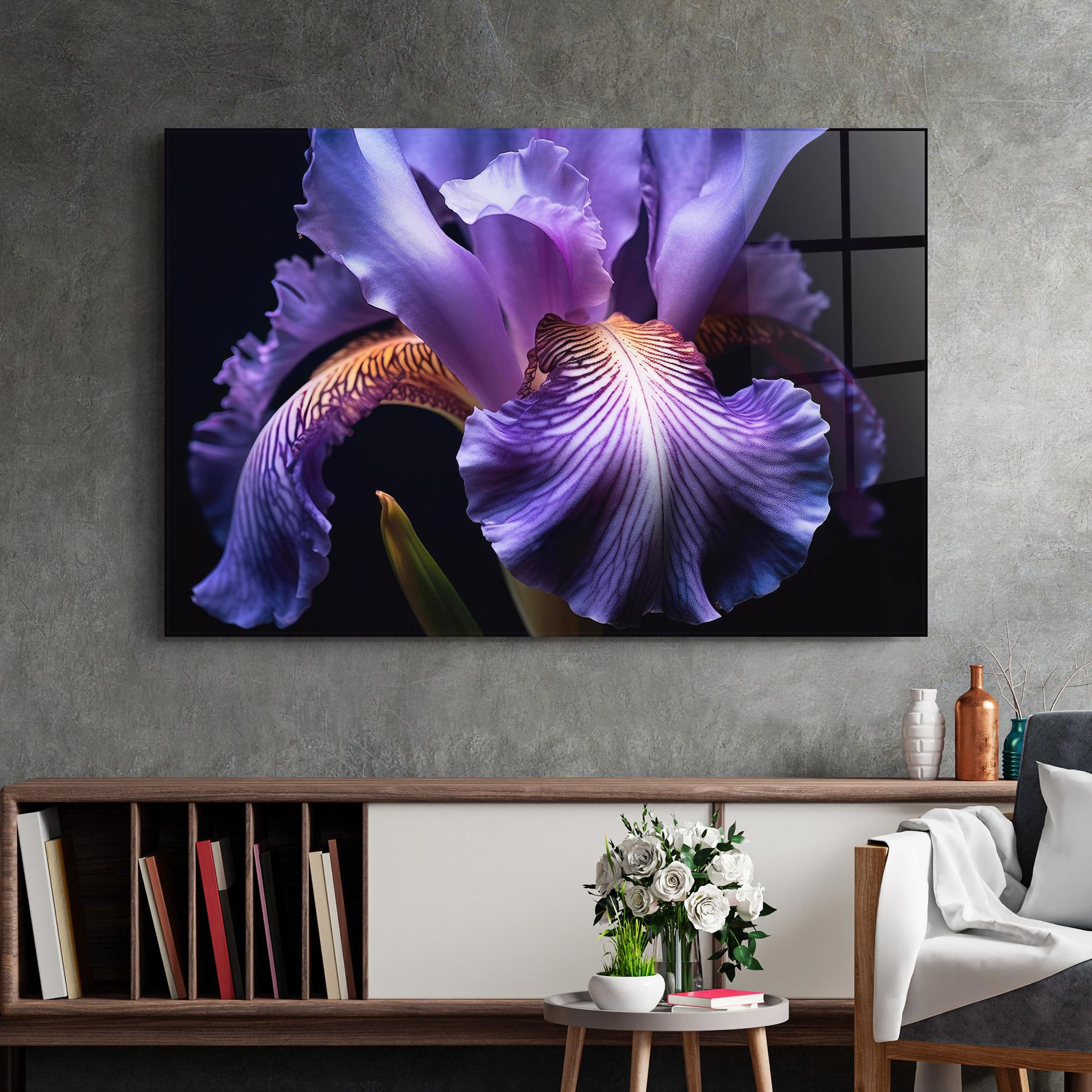 Üvegkép Iris Beautiful Close Up mockup 2