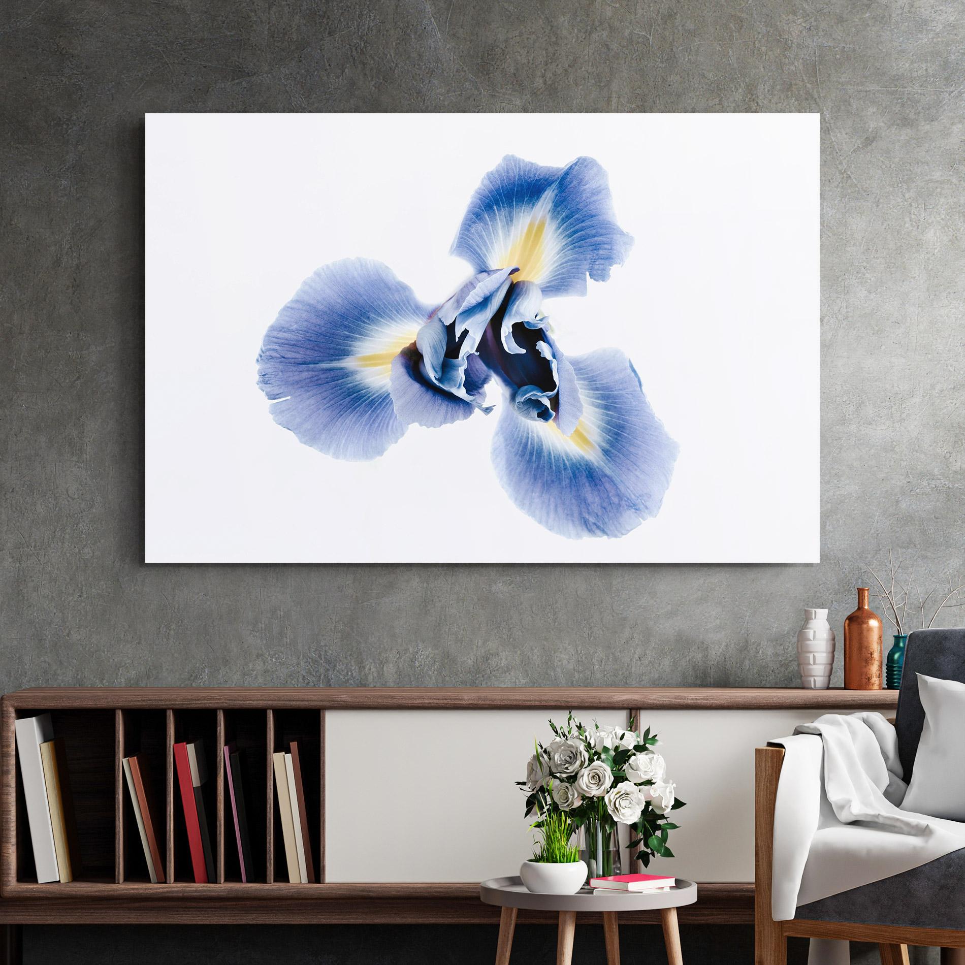 Üvegkép Iris Flower mockup 2