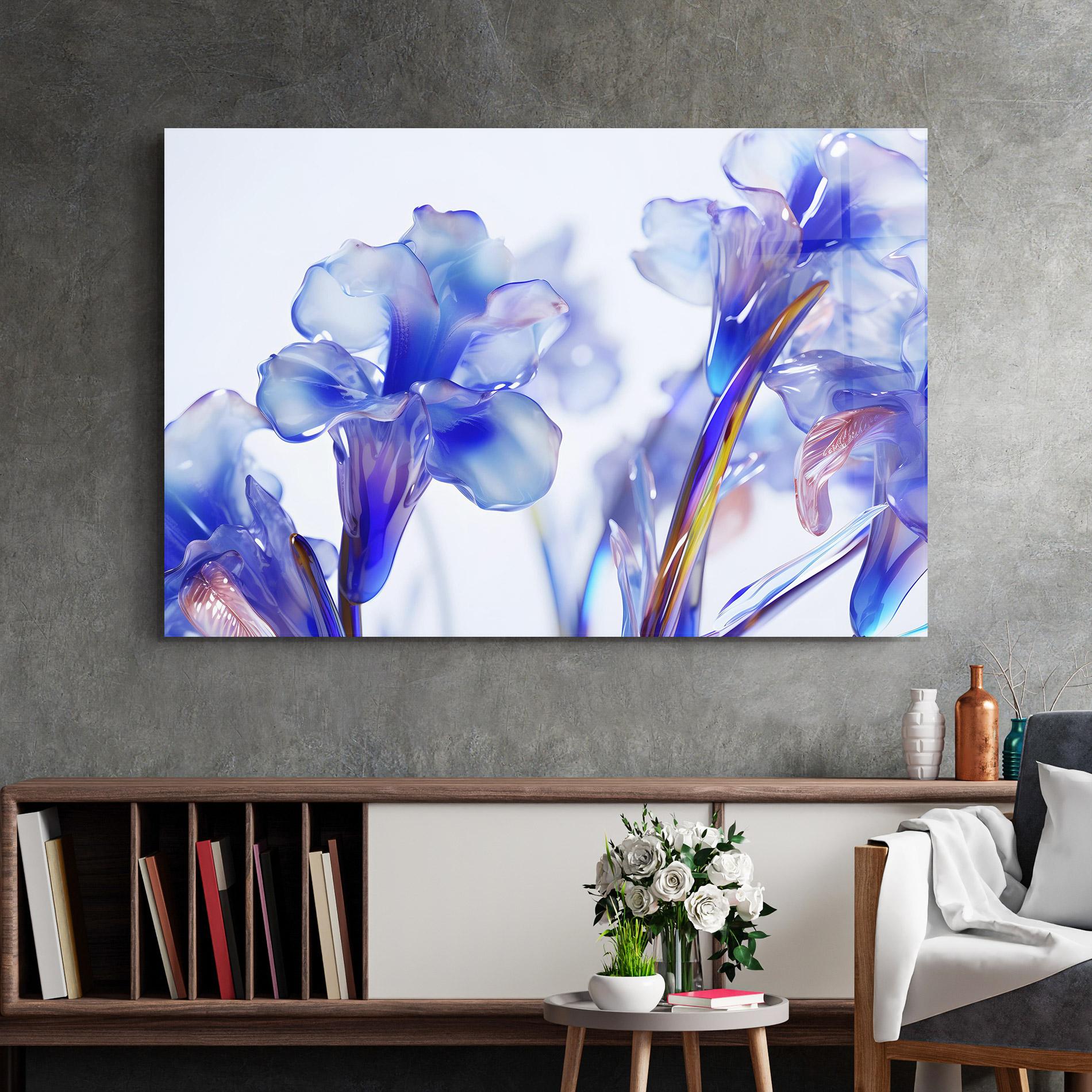 Üvegkép Iris Glass mockup 2