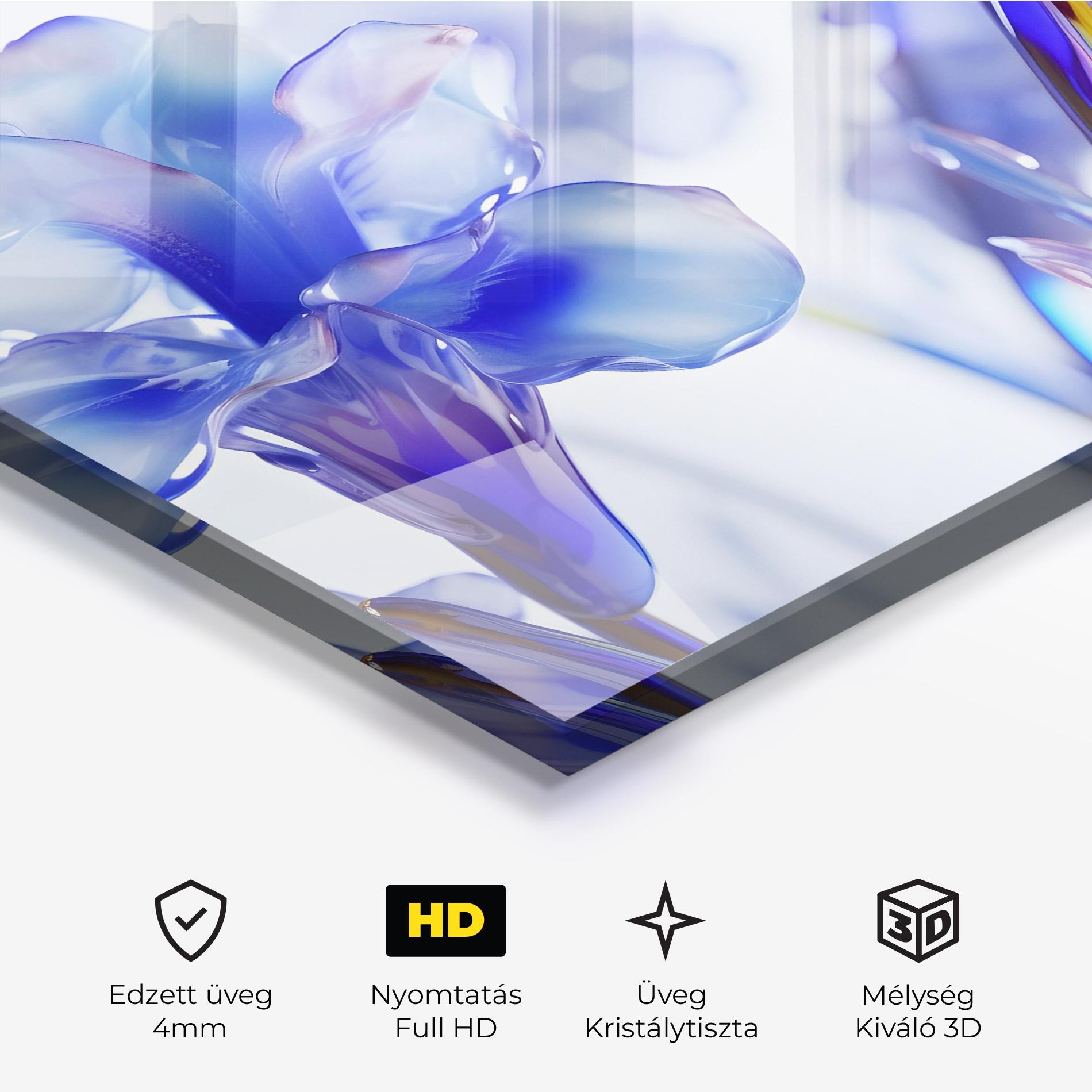Üvegkép Iris Glass mockup 3