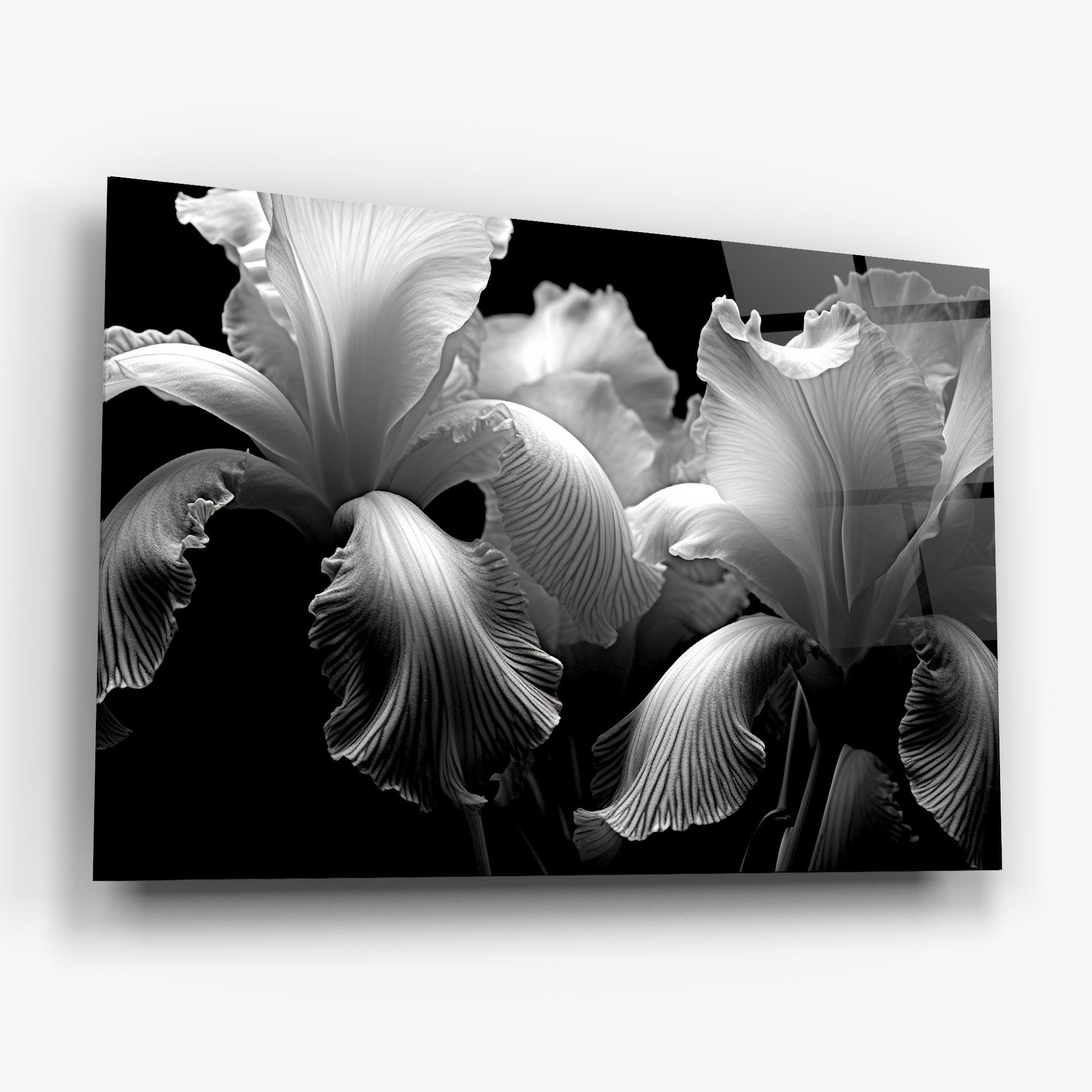 Üvegkép Grey Iris mockup 6