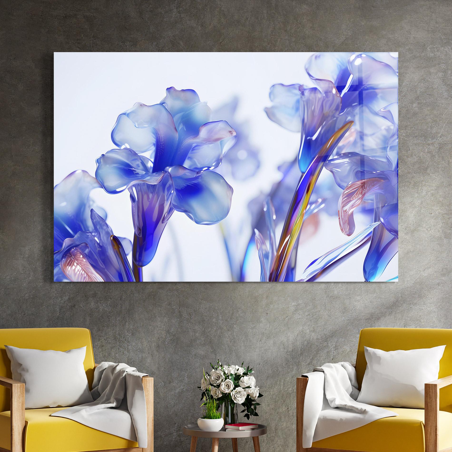 Üvegkép Iris Glass mockup 4