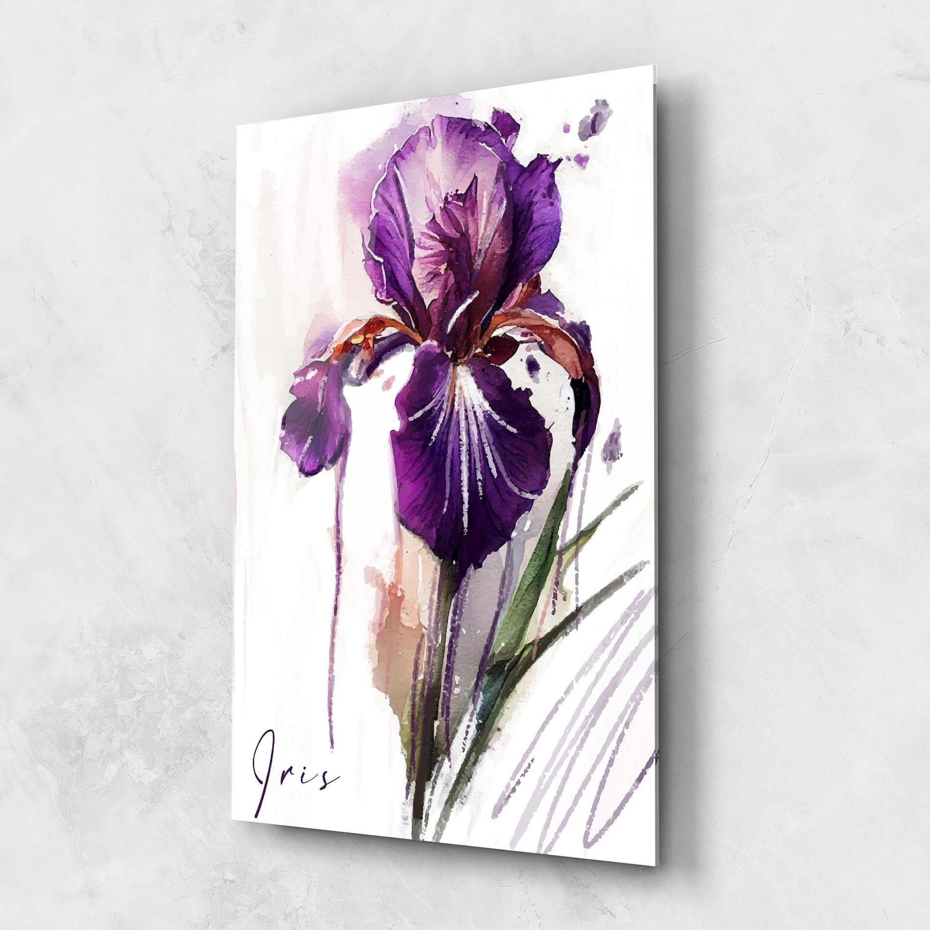 Üvegkép Iris Drop mockup 1