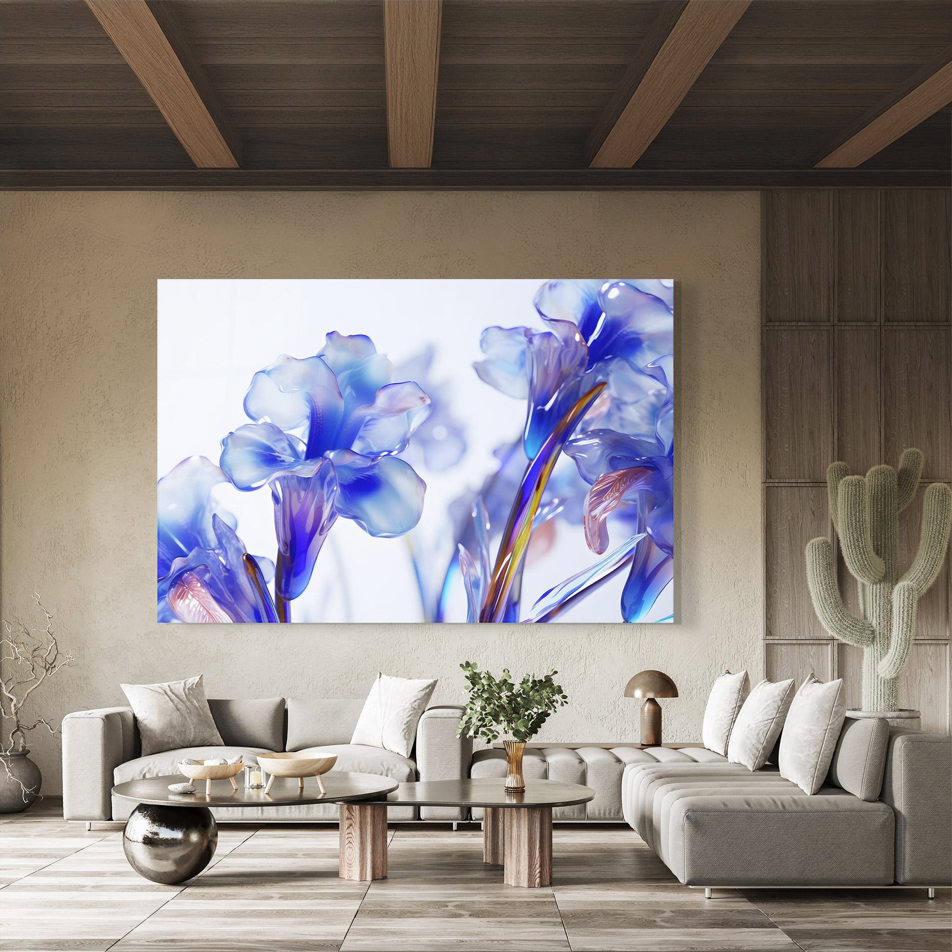 Üvegkép Iris Glass mockup 8