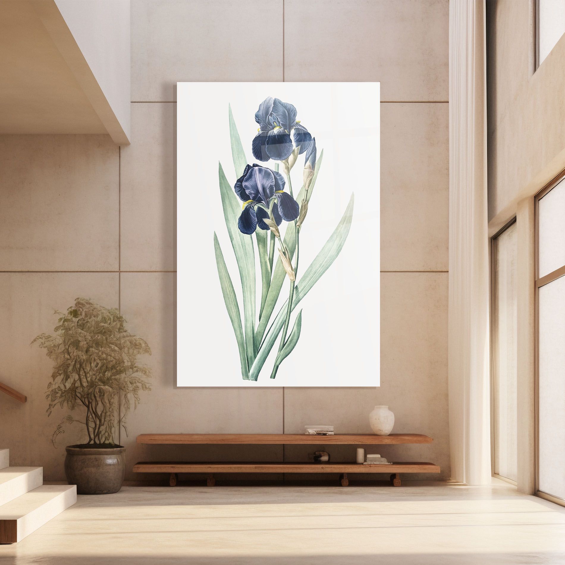 Dark Blue Iris mockup 8