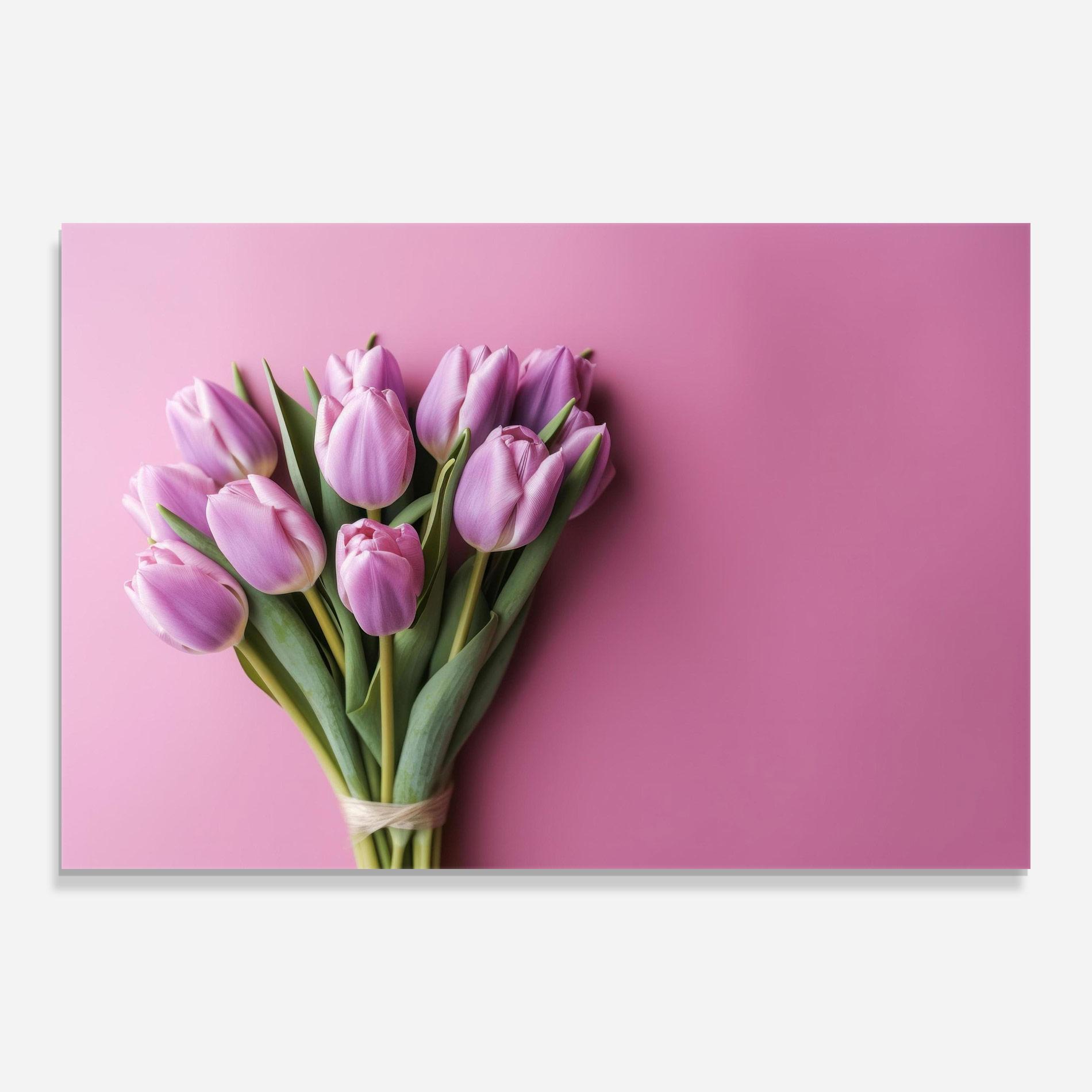 Üvegkép Light Purple Bpuquet mockup 0