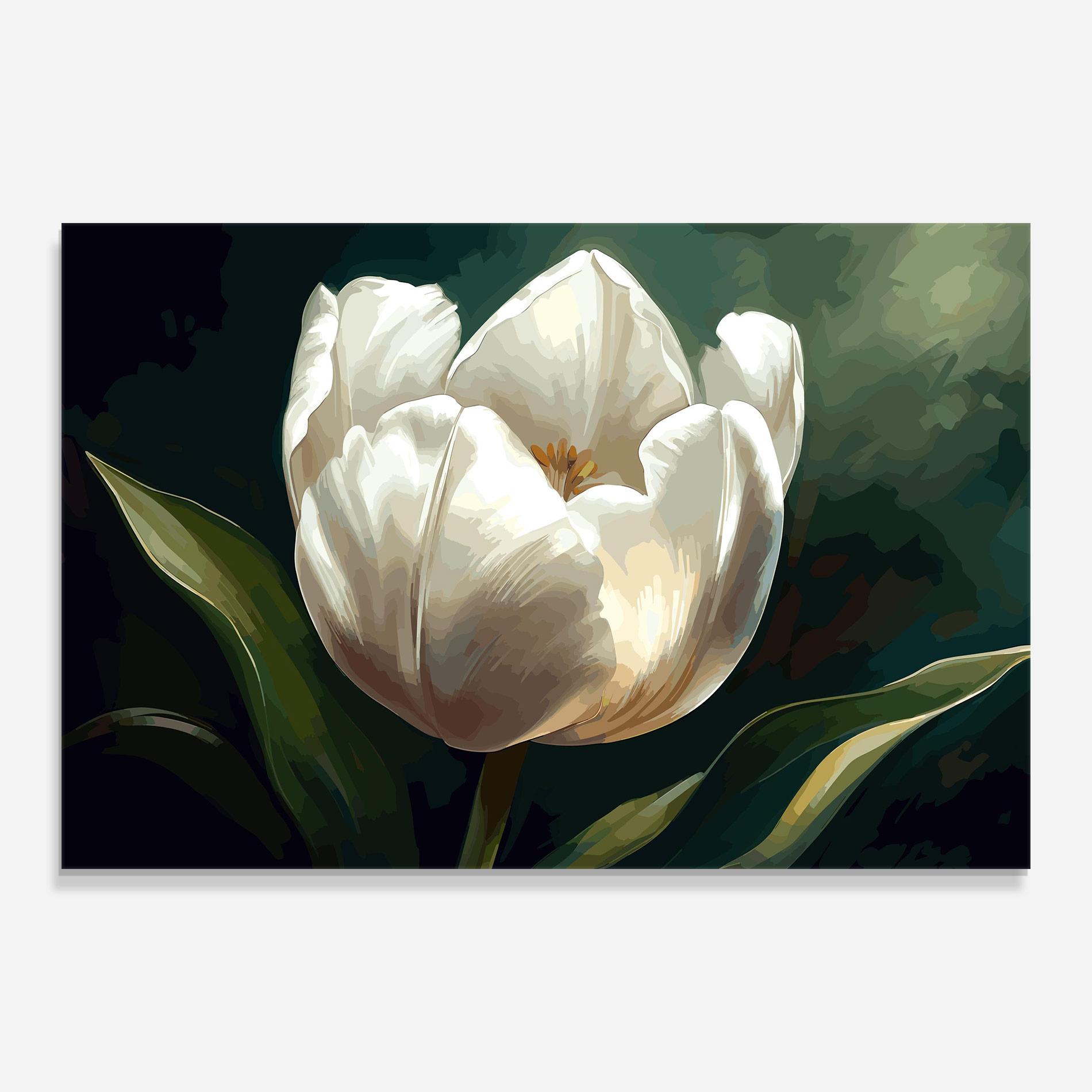 Üvegkép Tulip Art mockup 0