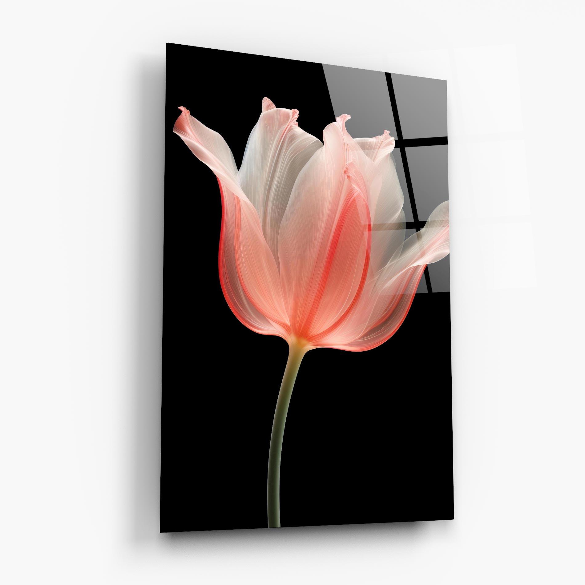 Üvegkép Pastel Pink Tulip mockup 6