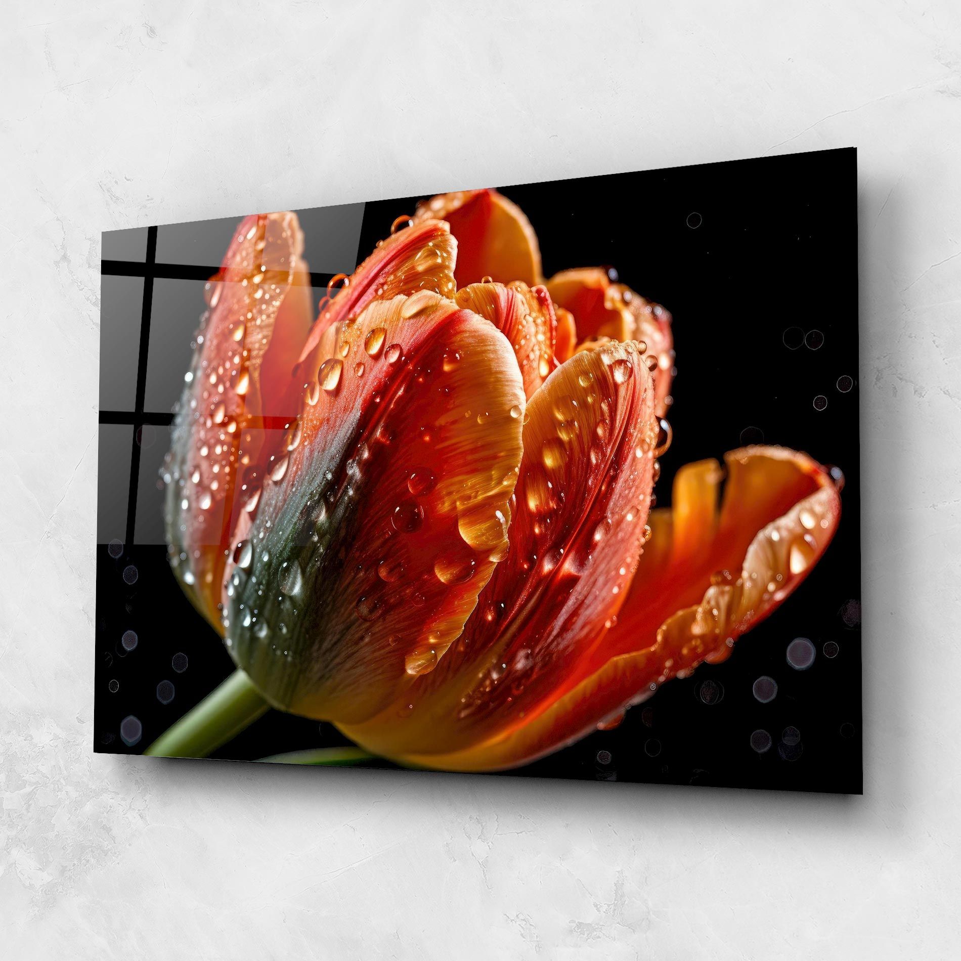 Big Wet Orange Tulip mockup 1