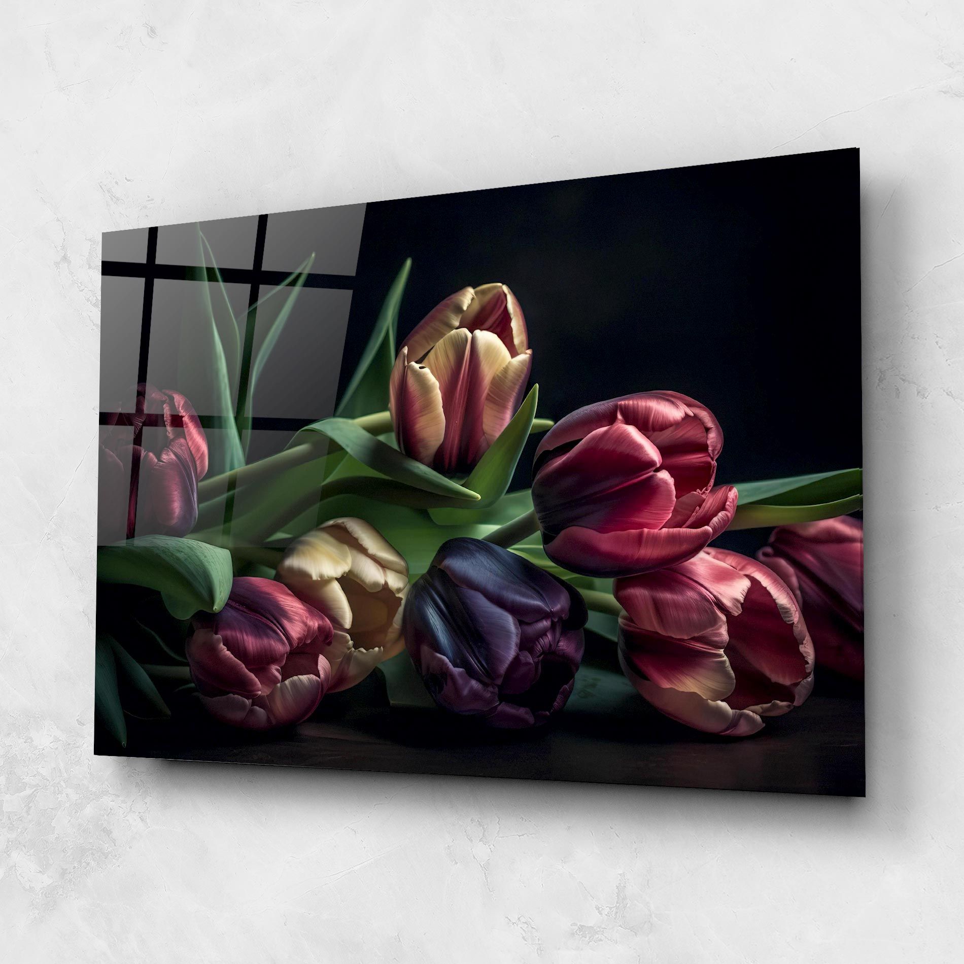 Dark Purple Tulip mockup 1