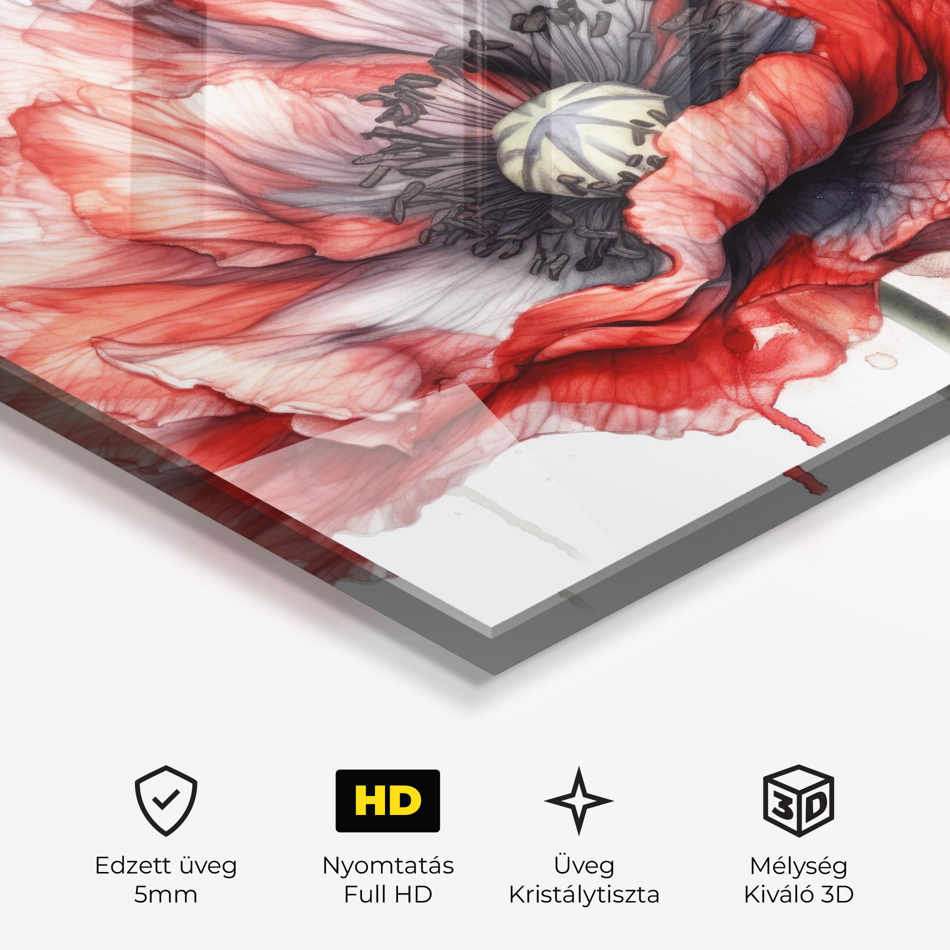 Painted Red Poppy mockup 3