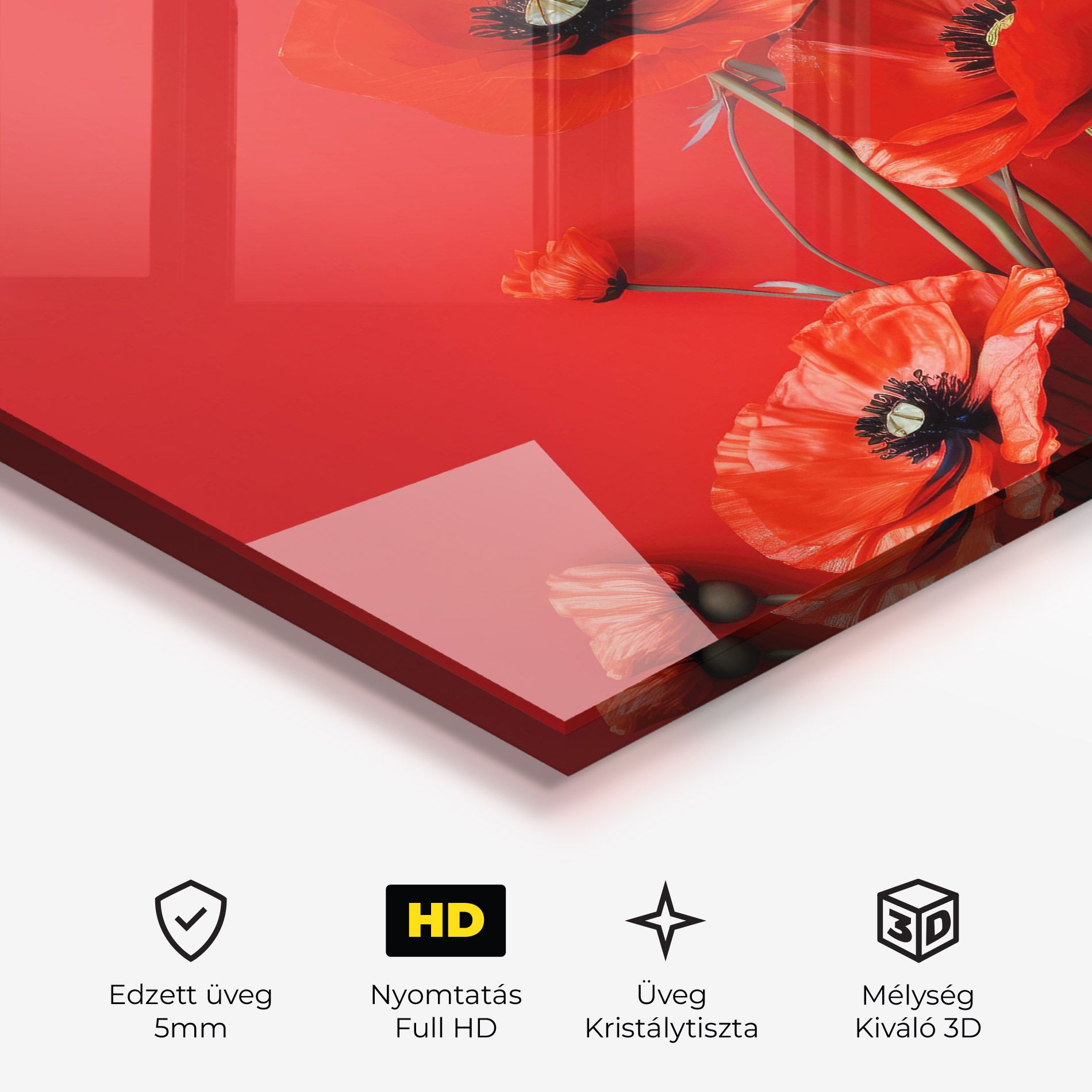 Poppies On The Table mockup 3