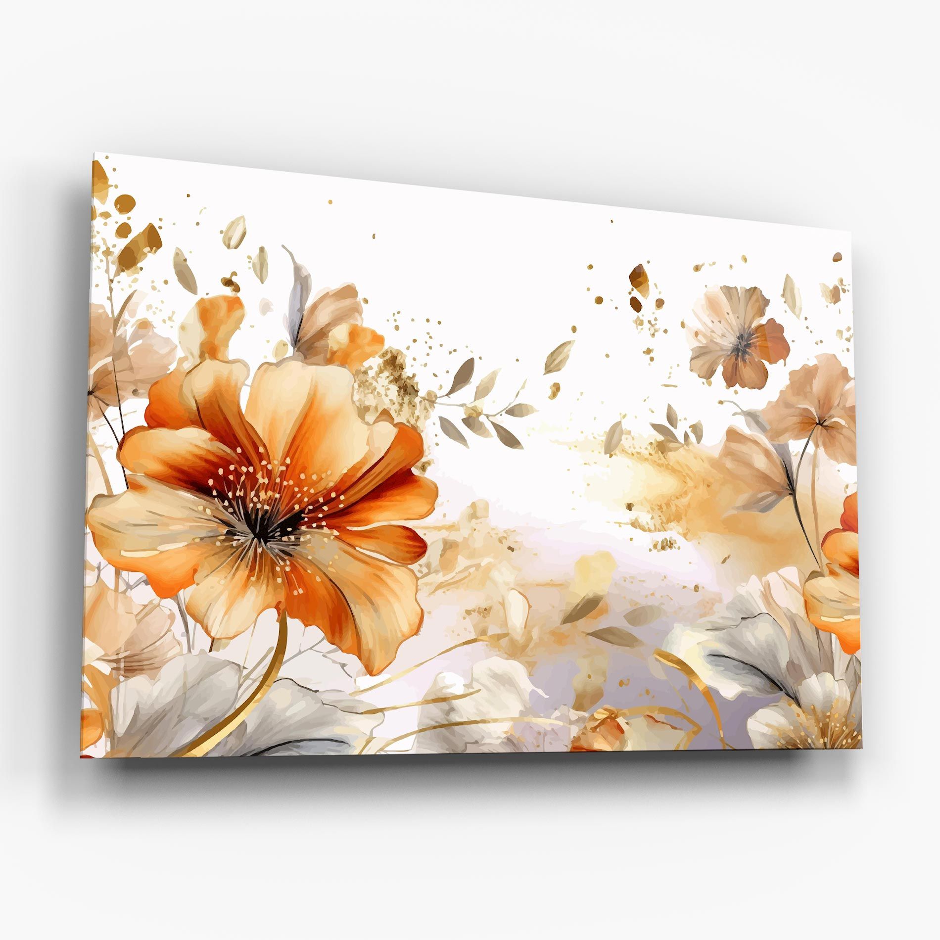 Gold Orange Poppy mockup 6