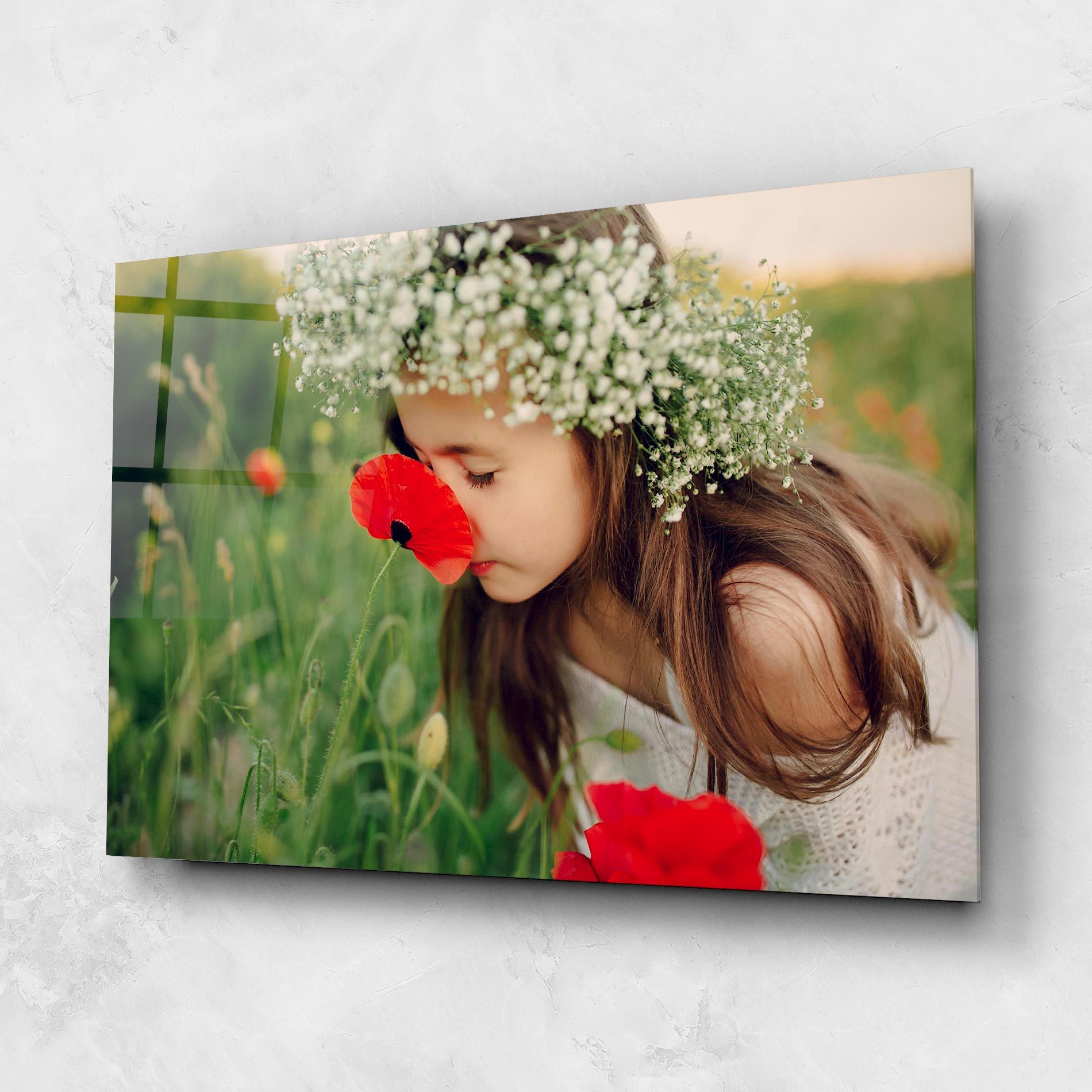 Girl With Poppies mockup 1