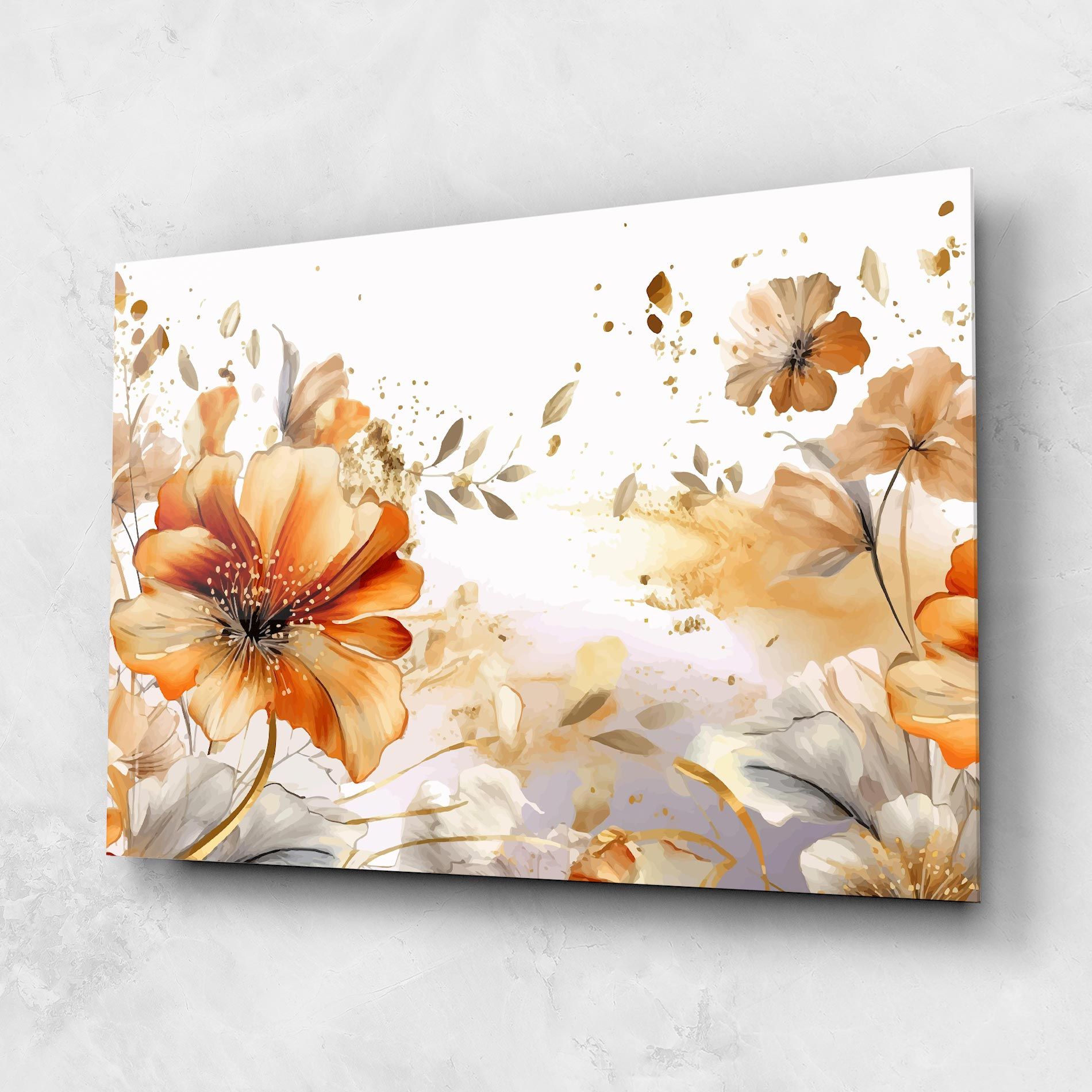 Gold Orange Poppy mockup 1