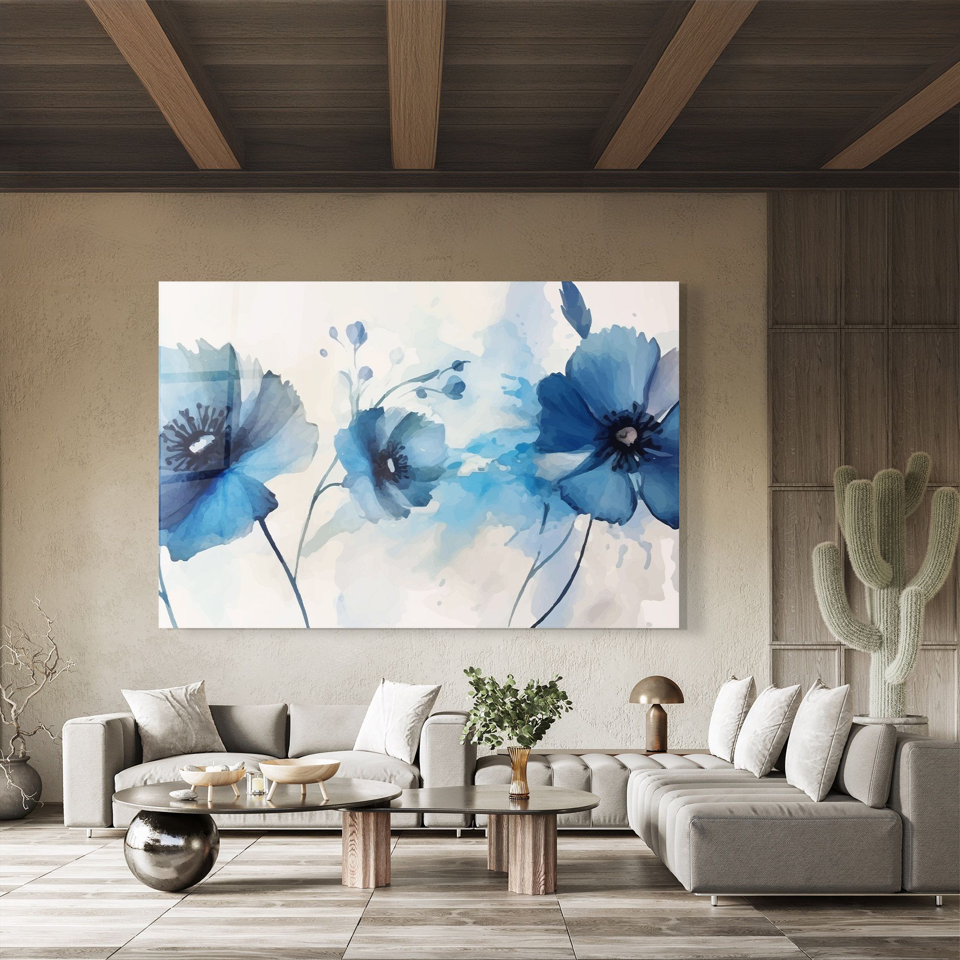 Blue Poppies mockup 8