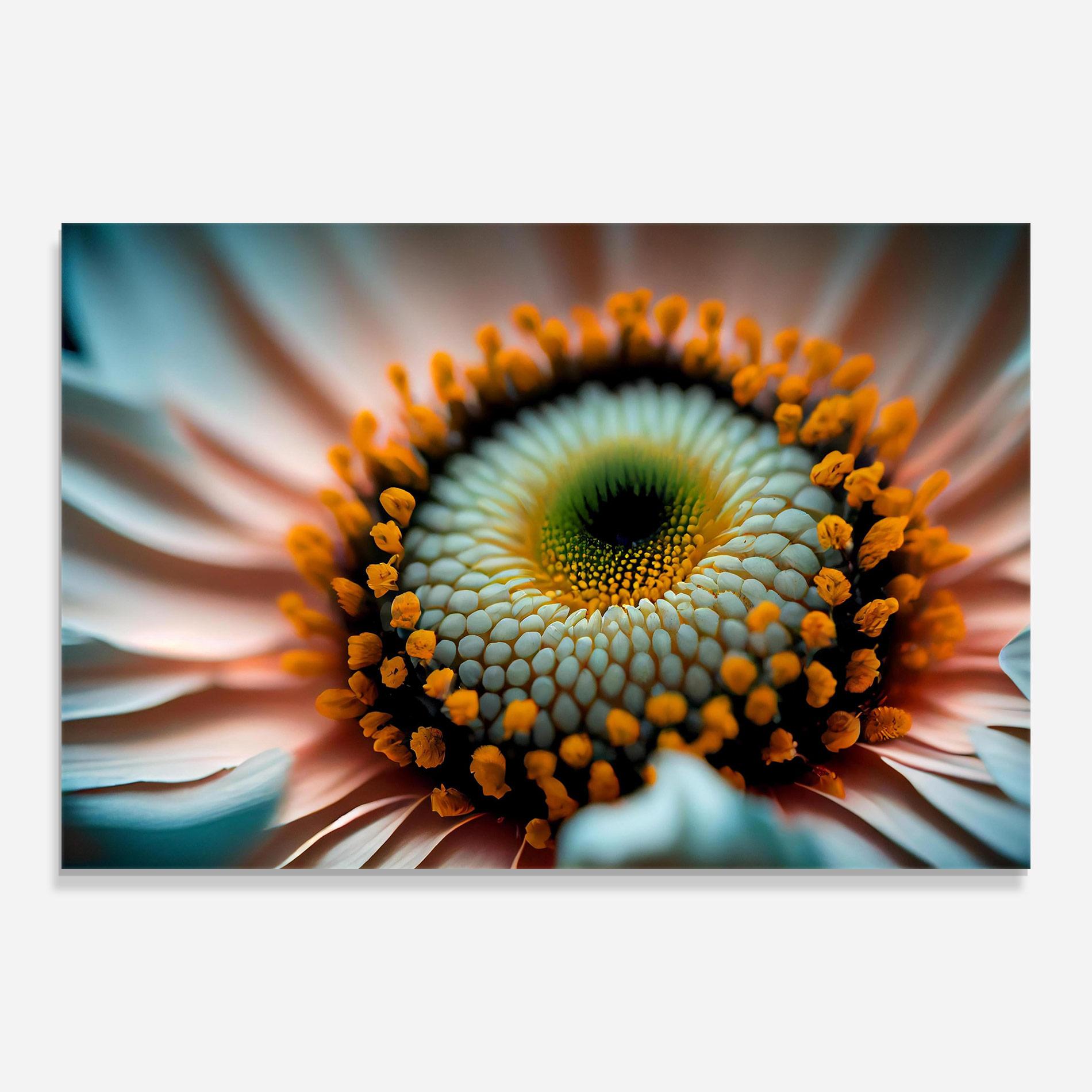 Üvegkép Big Blue Daisy mockup 0