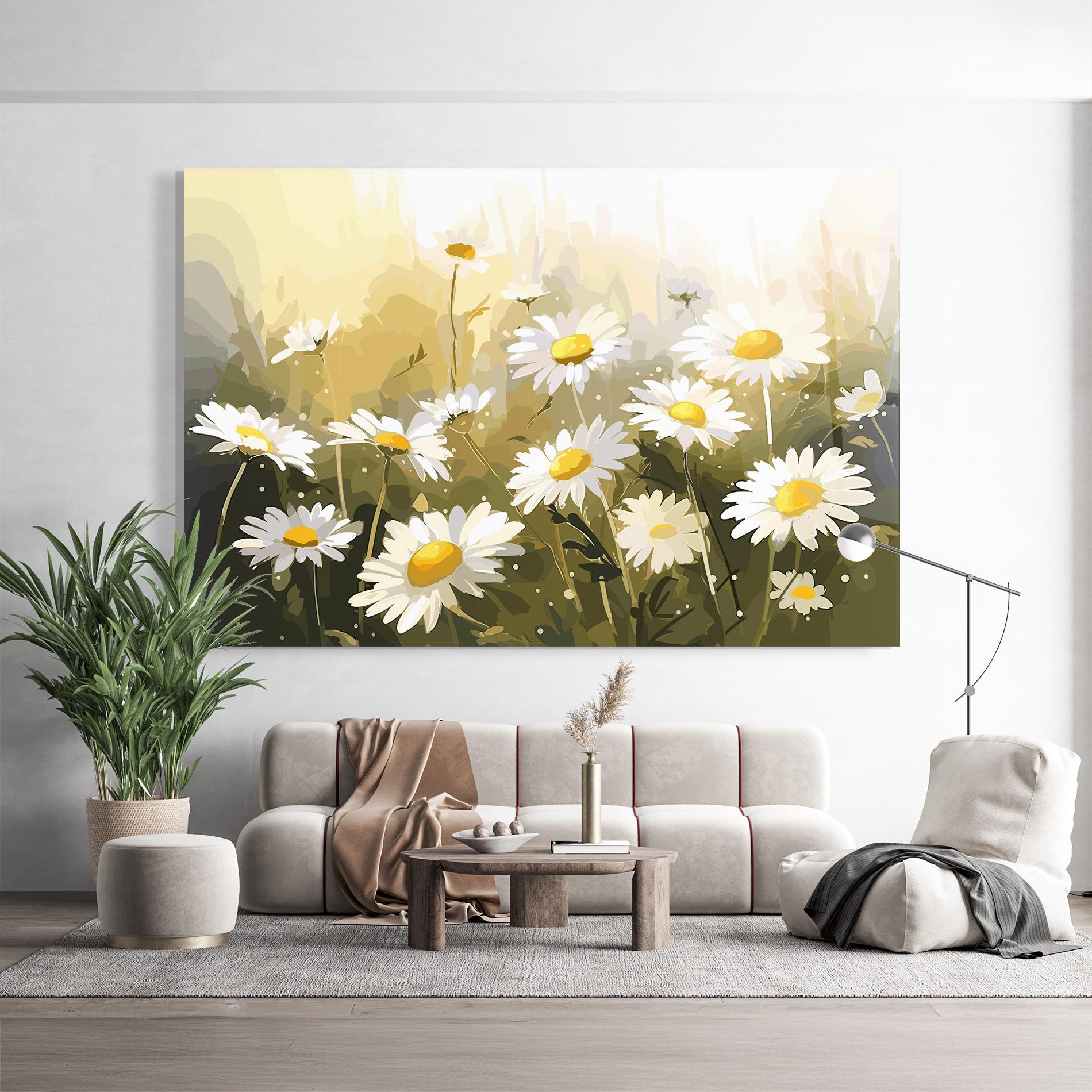 Üvegkép Daily Daisy mockup 9