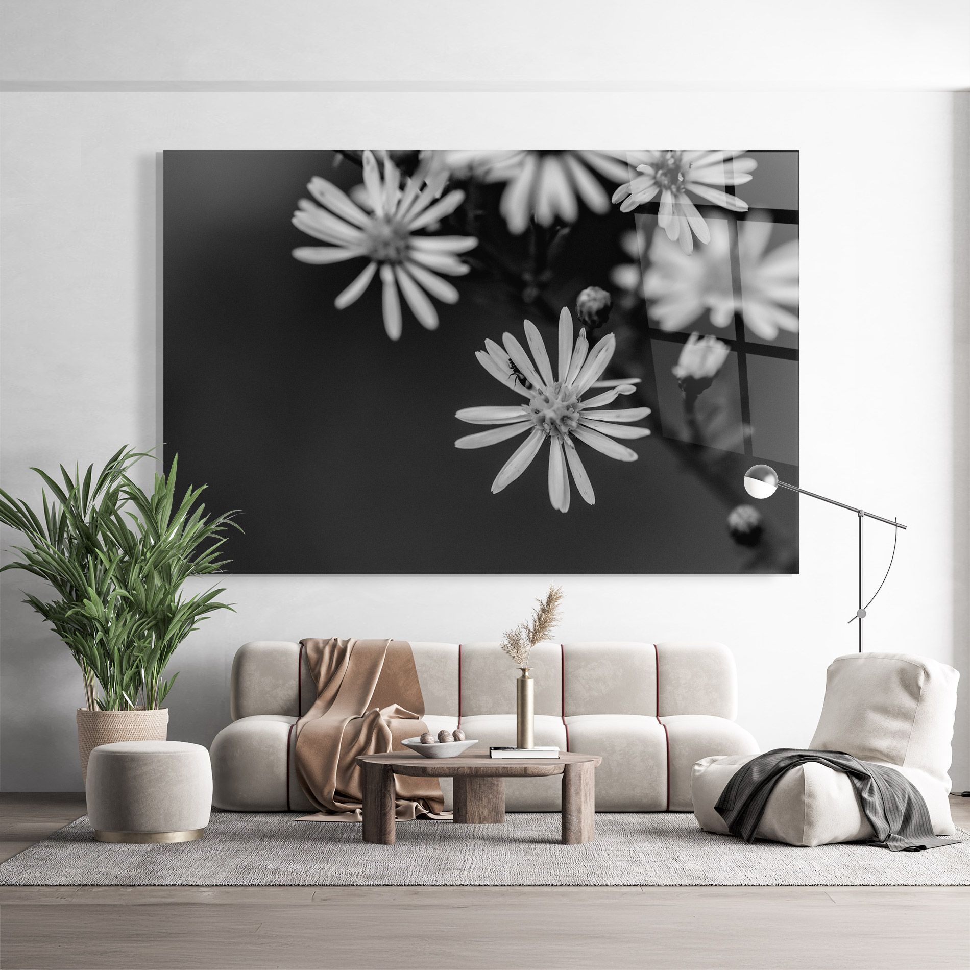 Grey Small Daisy mockup 9